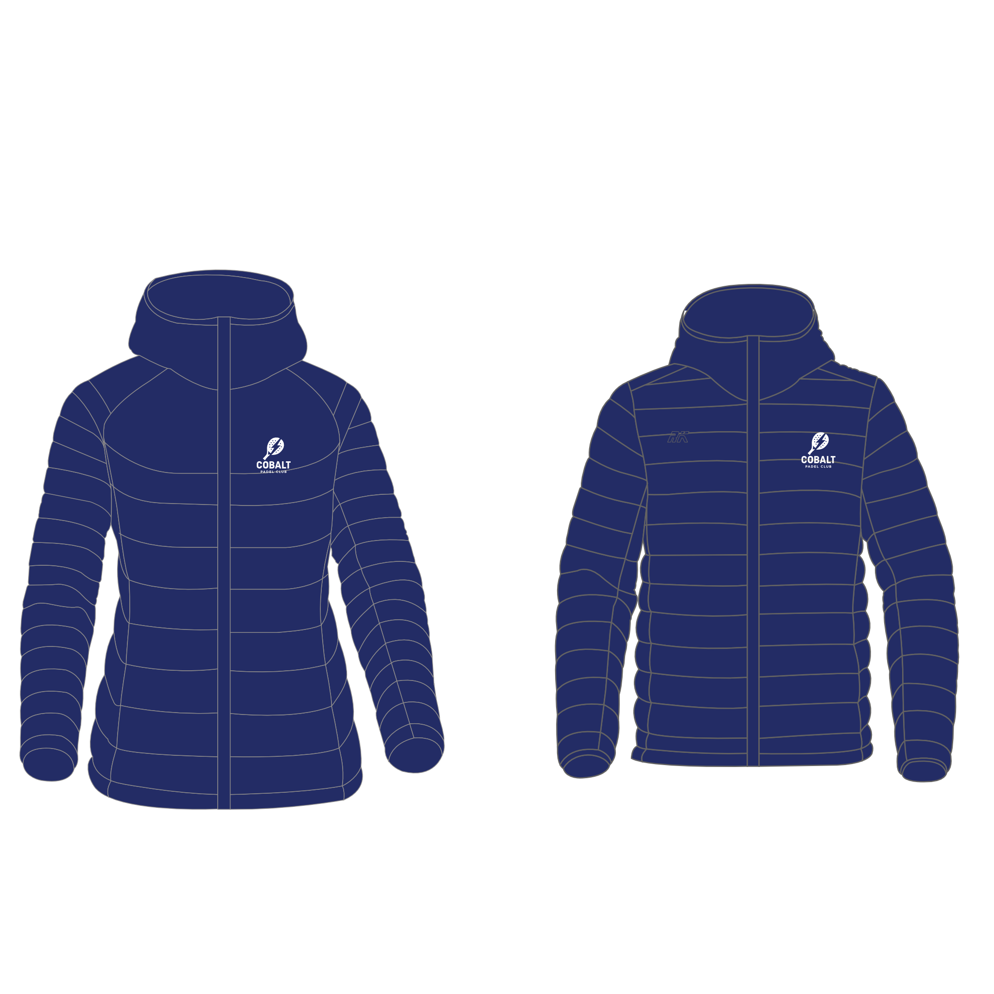 Cobalt paddle lightweight puffa