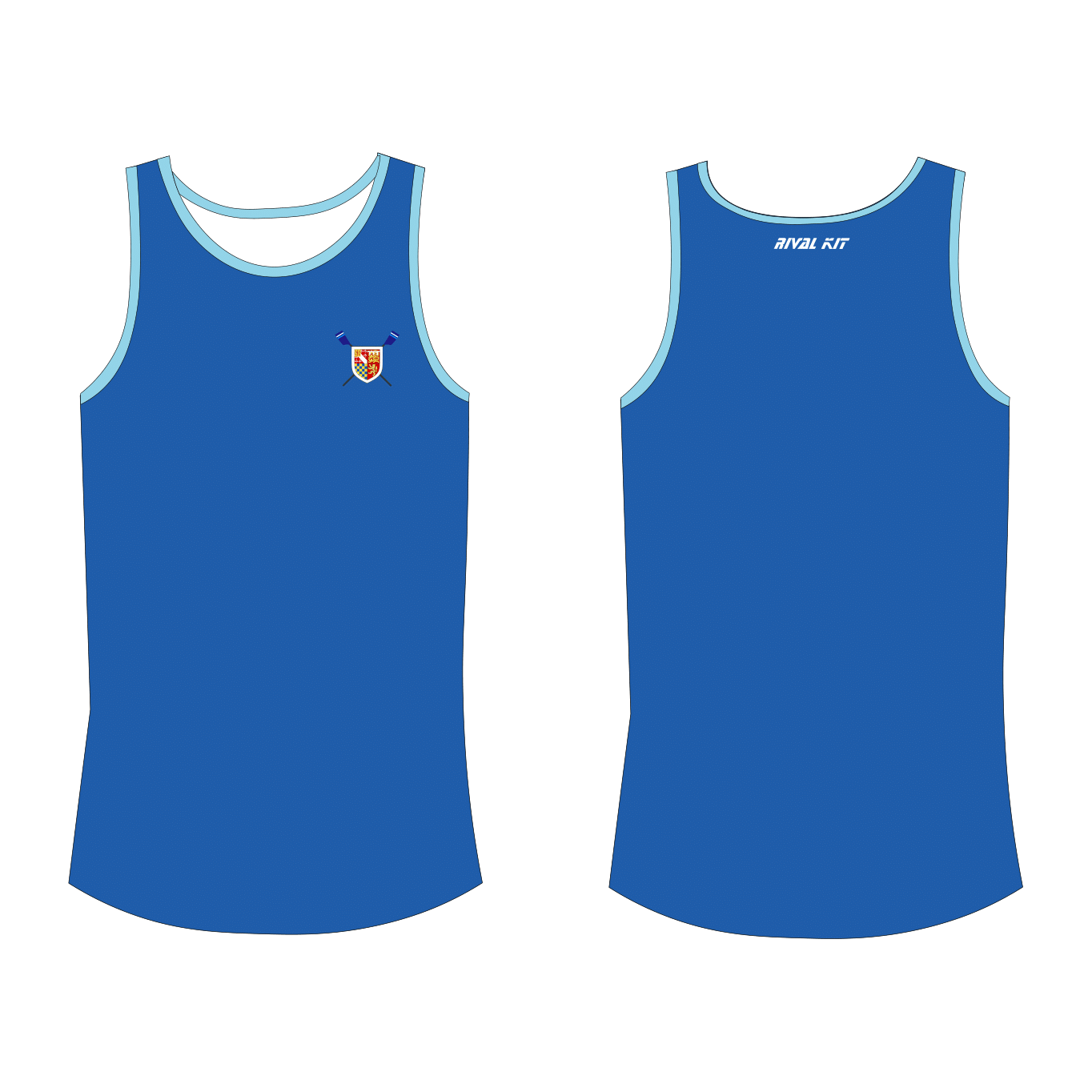 St Edmund's College Boat Club Blue Vest