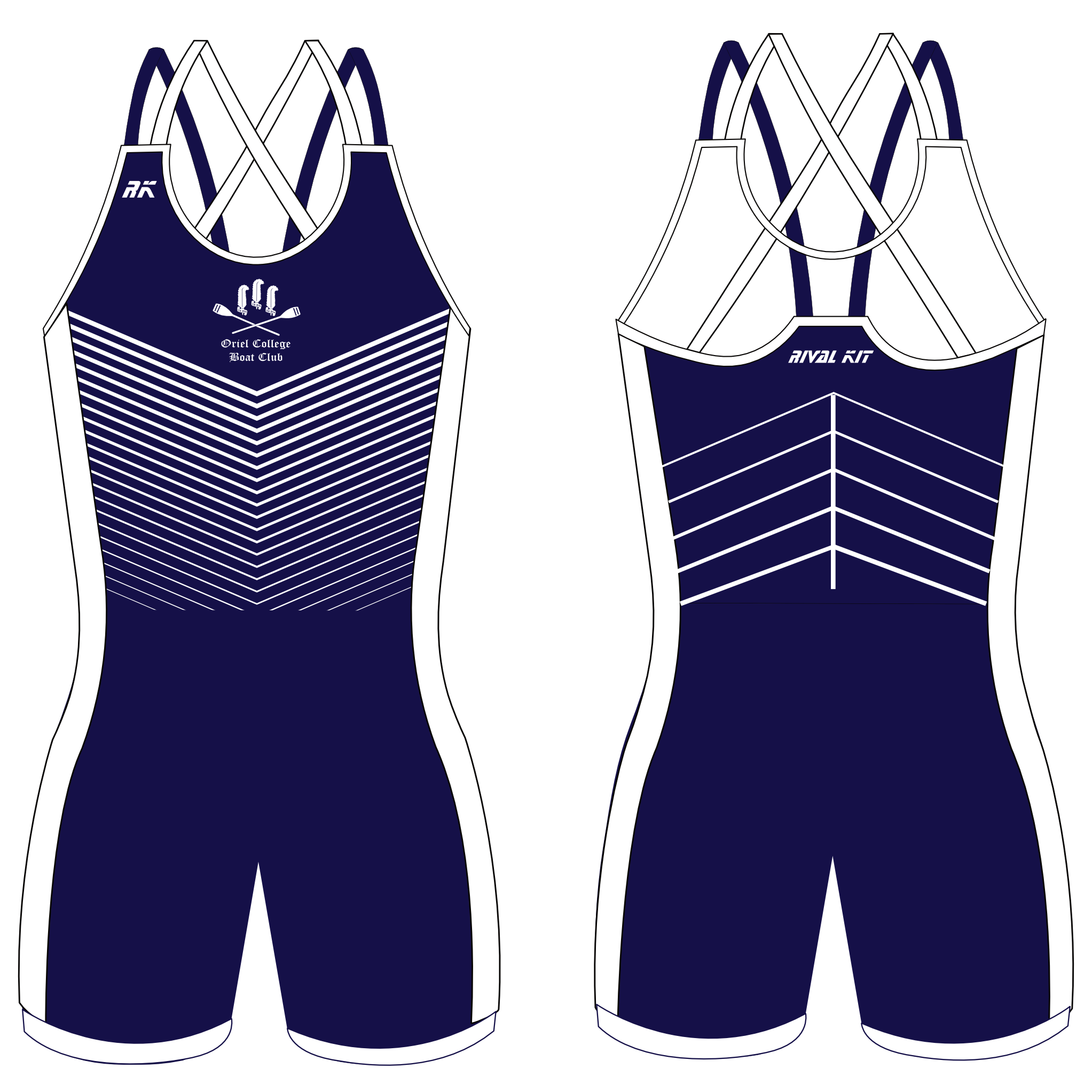 Oriel College Boat Club Oxford Training Strappy AIOX
