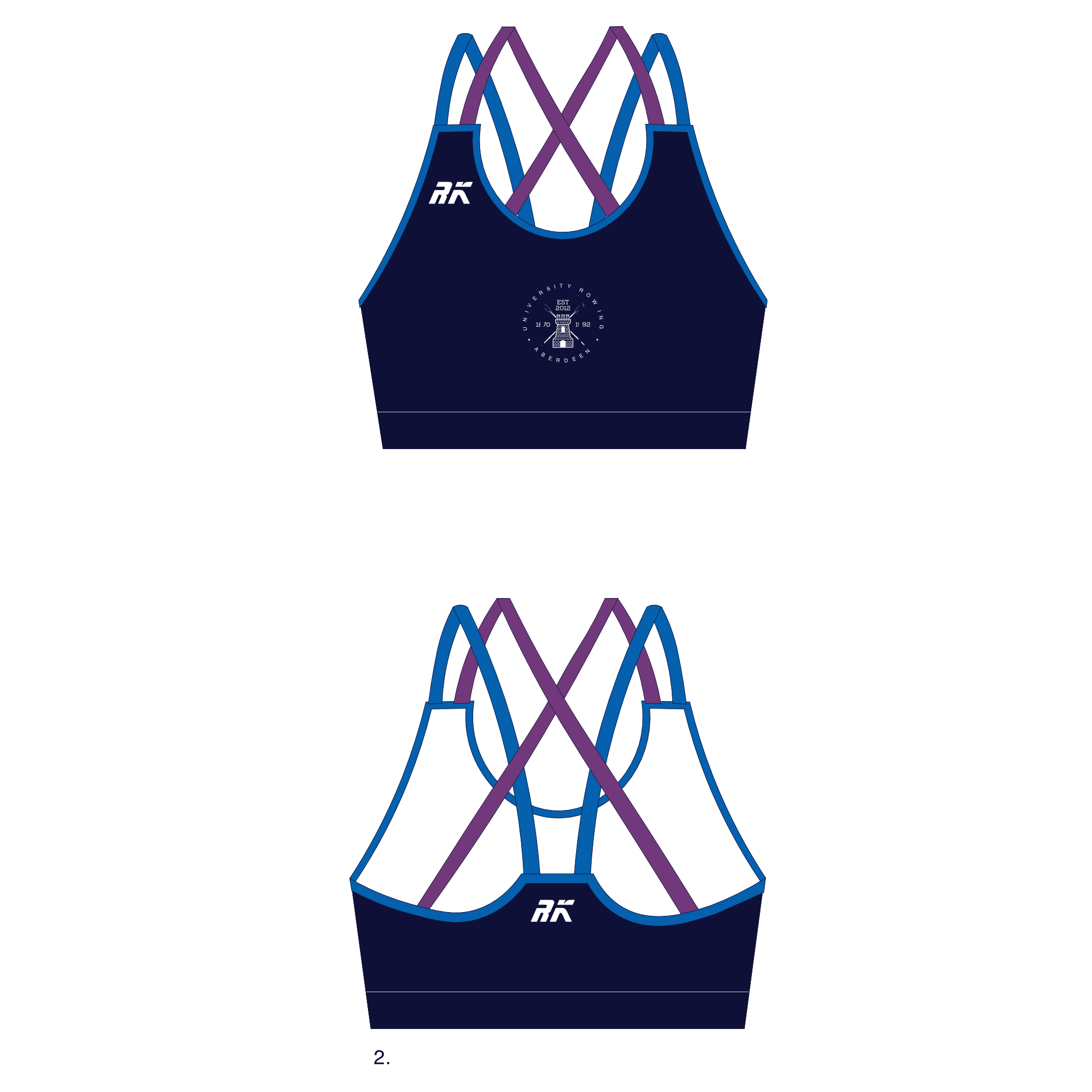 University Rowing Aberdeen Strap bra