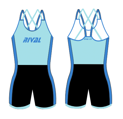 Blue Combo Strappy AIO