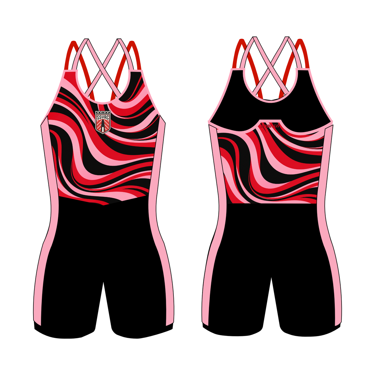Solent University Rowing Club Swirl Strappy AIOX