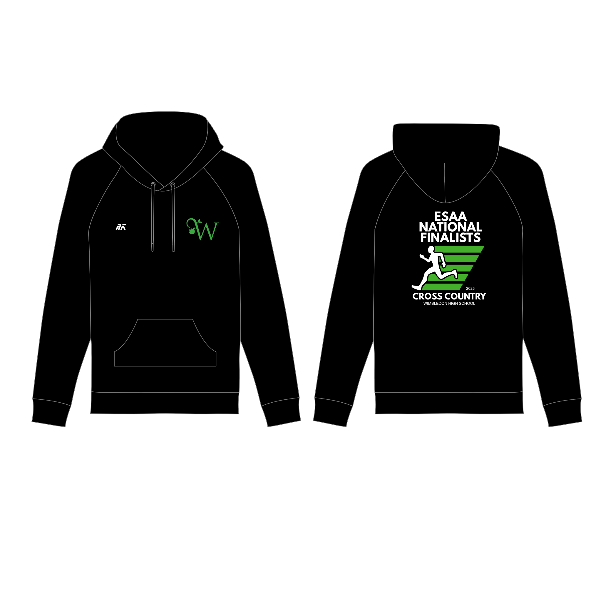 Wimbledon High School - Cross Country Hoodie