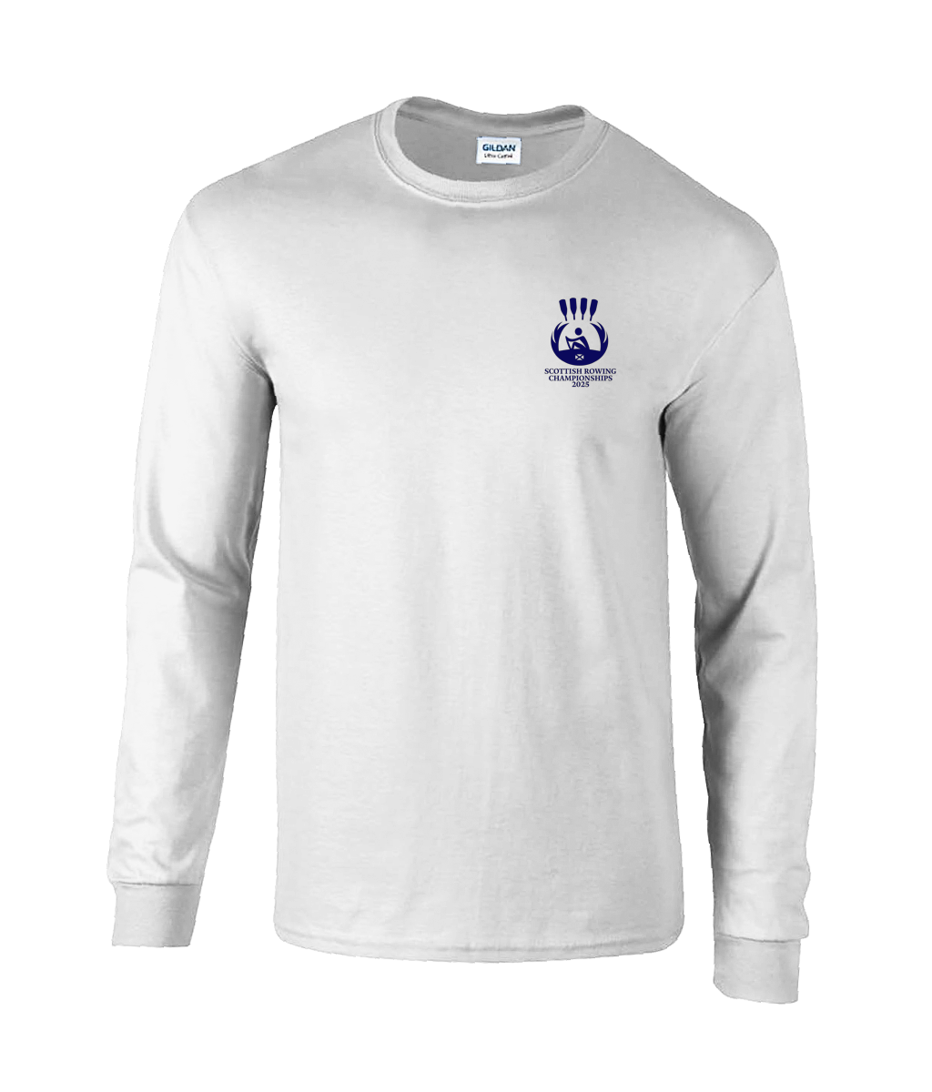 Scottish Champs WHITE event tee cotton Long sleeve