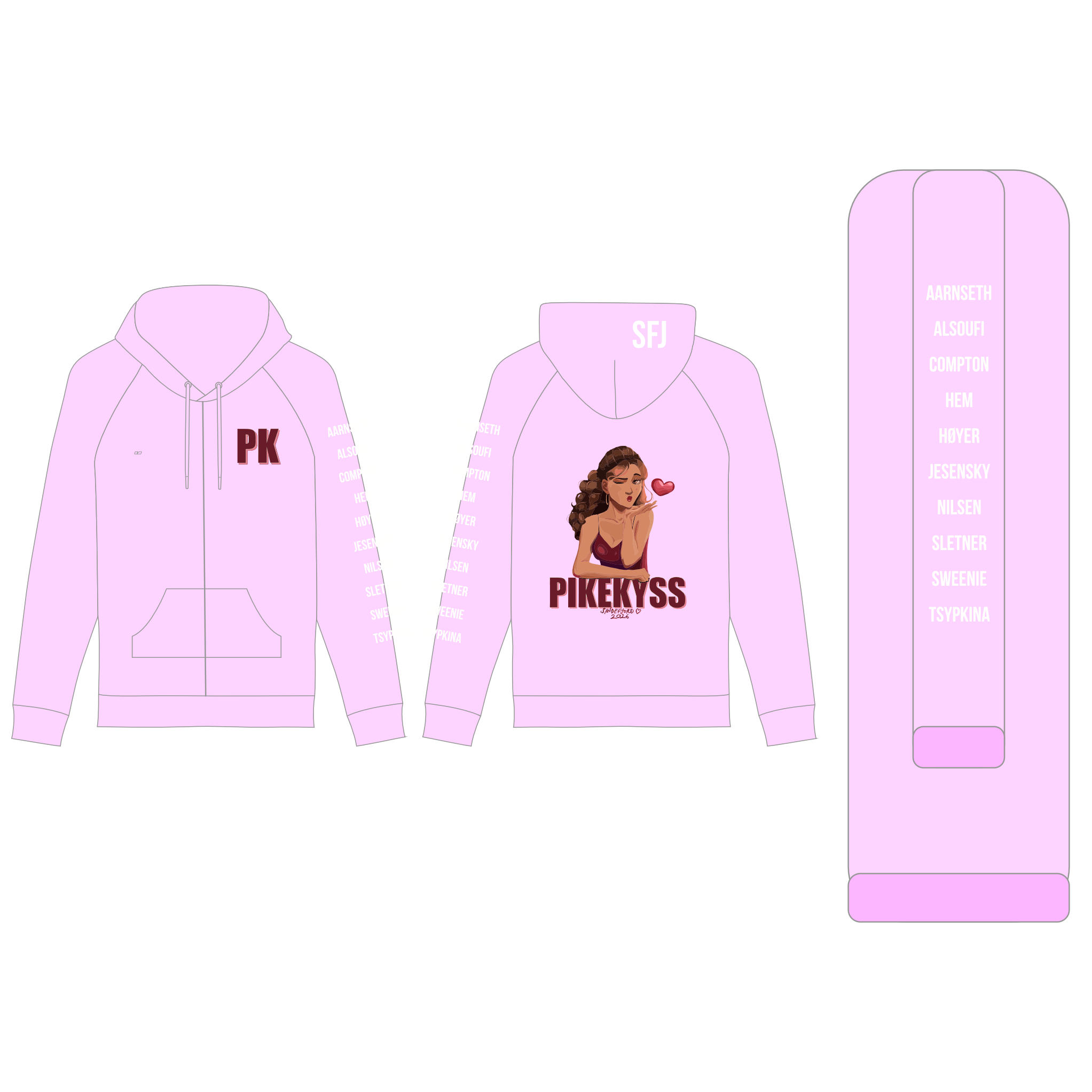 Pikekyss Sandefjord - Russ Hoodie