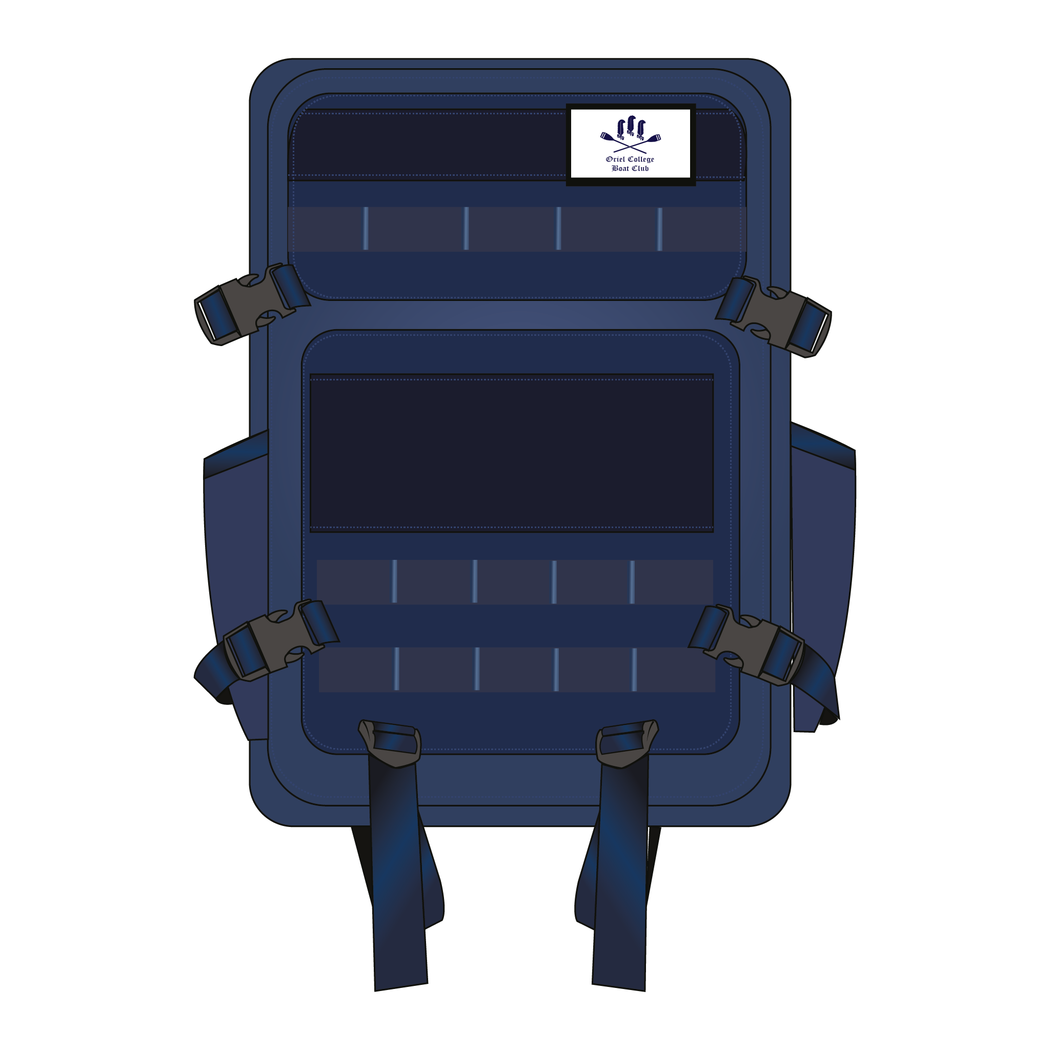 Oriel College Boat Club Navy Backpack
