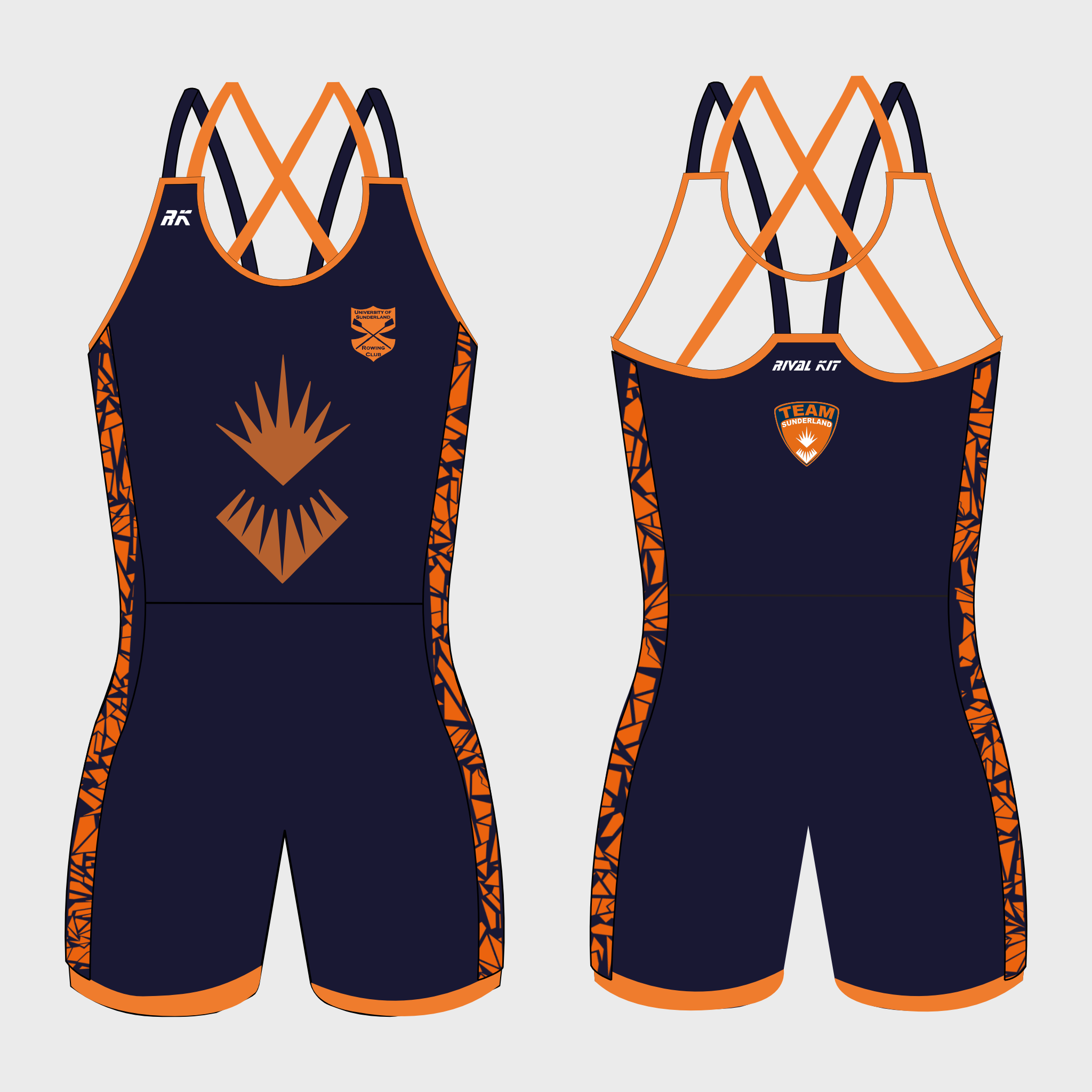 University of Sunderland Strappy NAVY AIOX