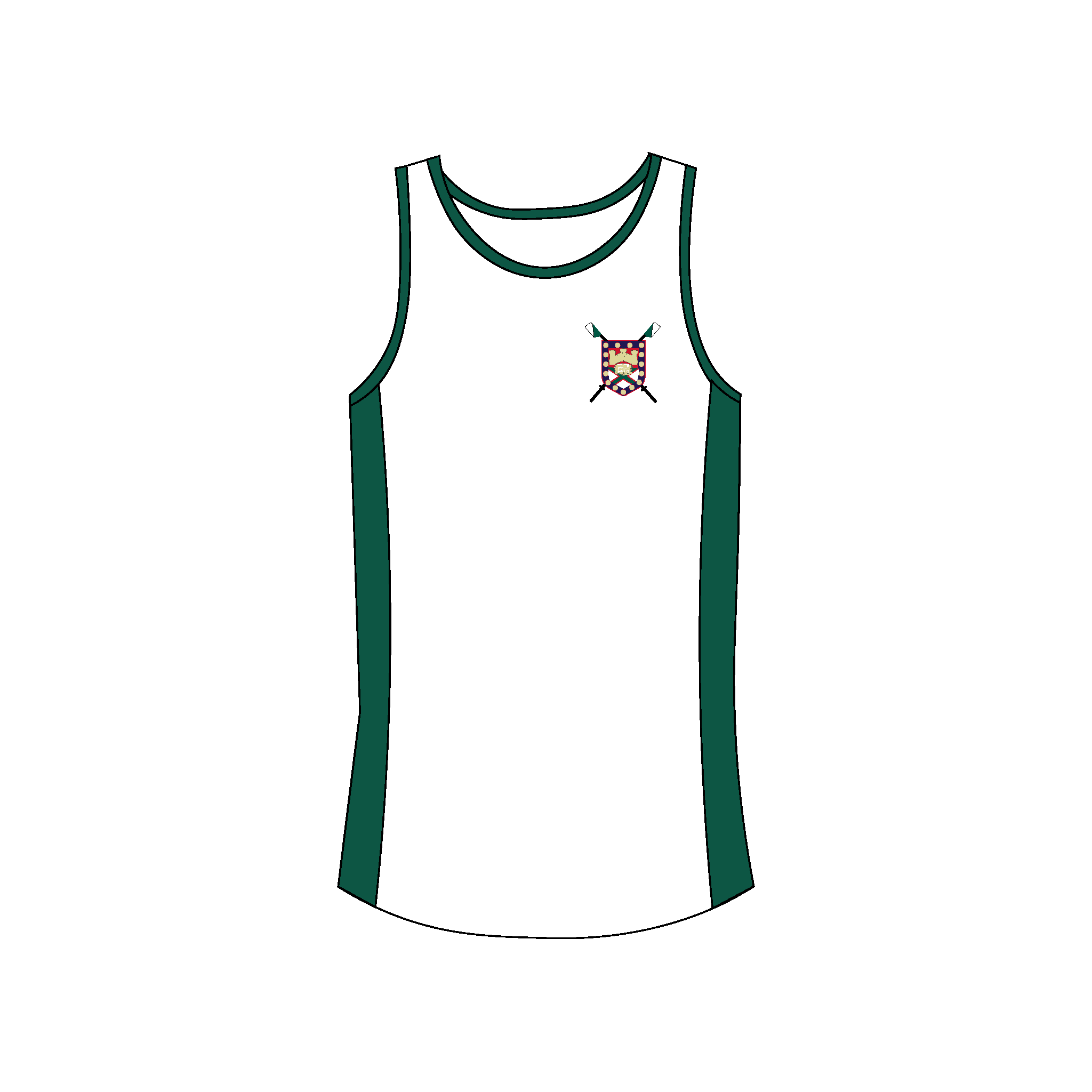 Exeter Uni BC Gym Vest White