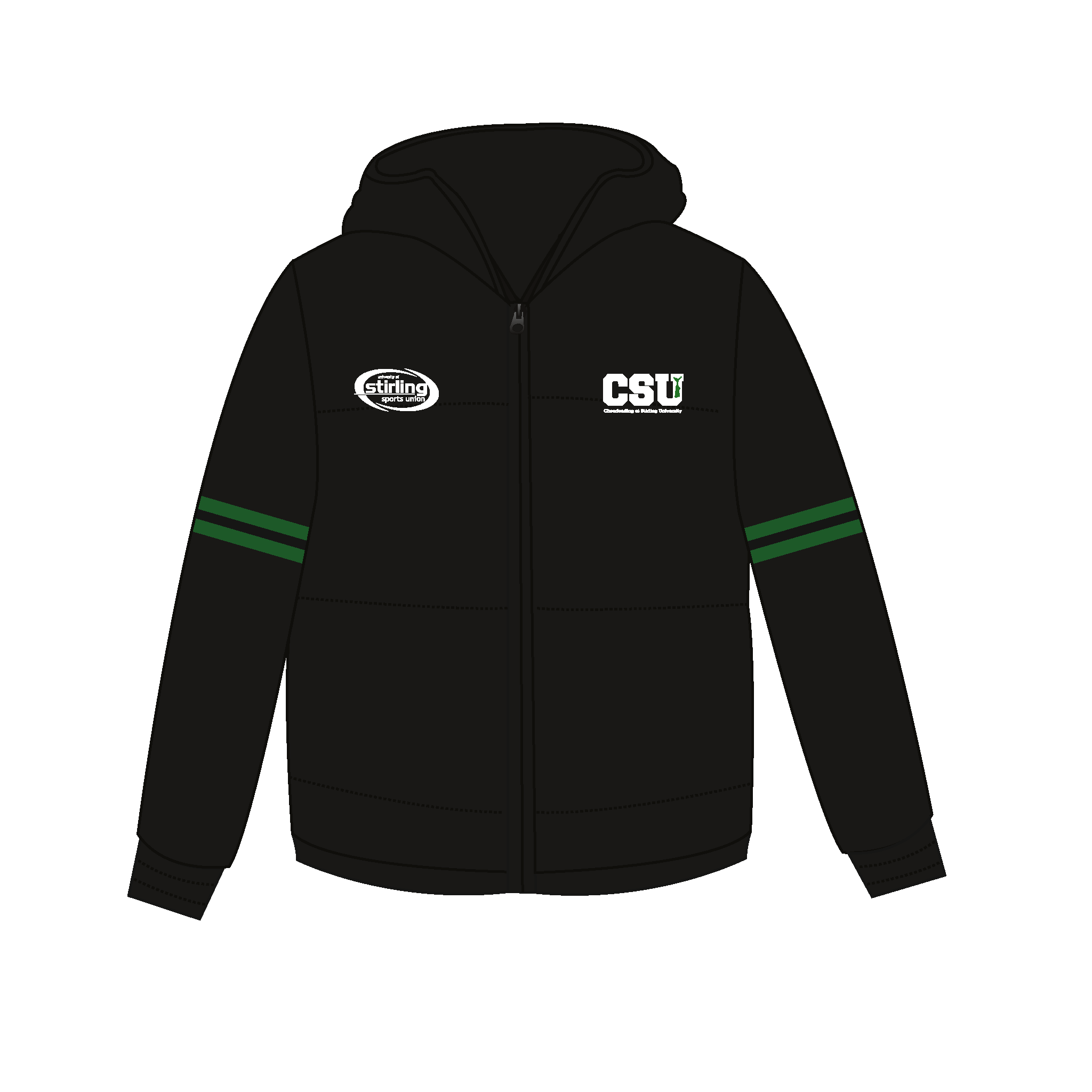 Stirling University Cheerleading Club Puffa Jacket