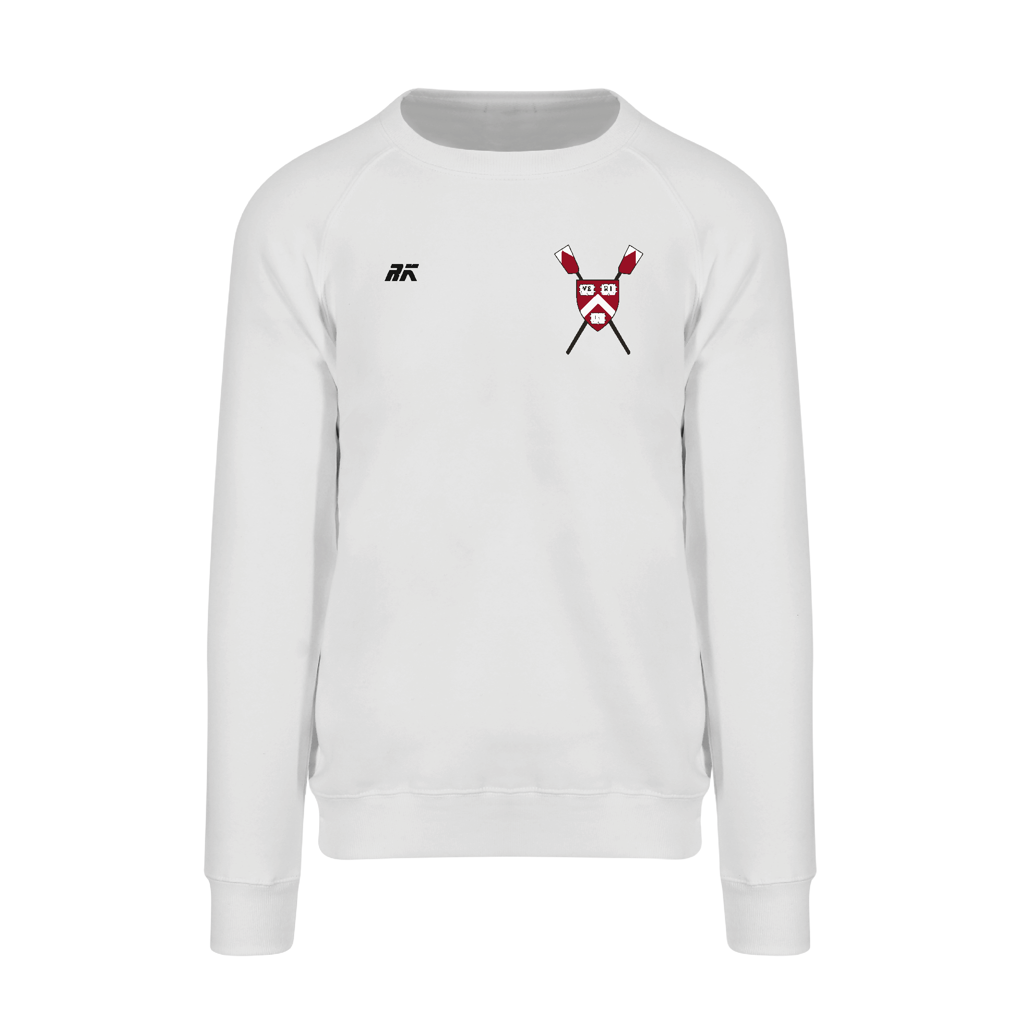 Harvard Men's Lightweight Crew White Sweatshirt