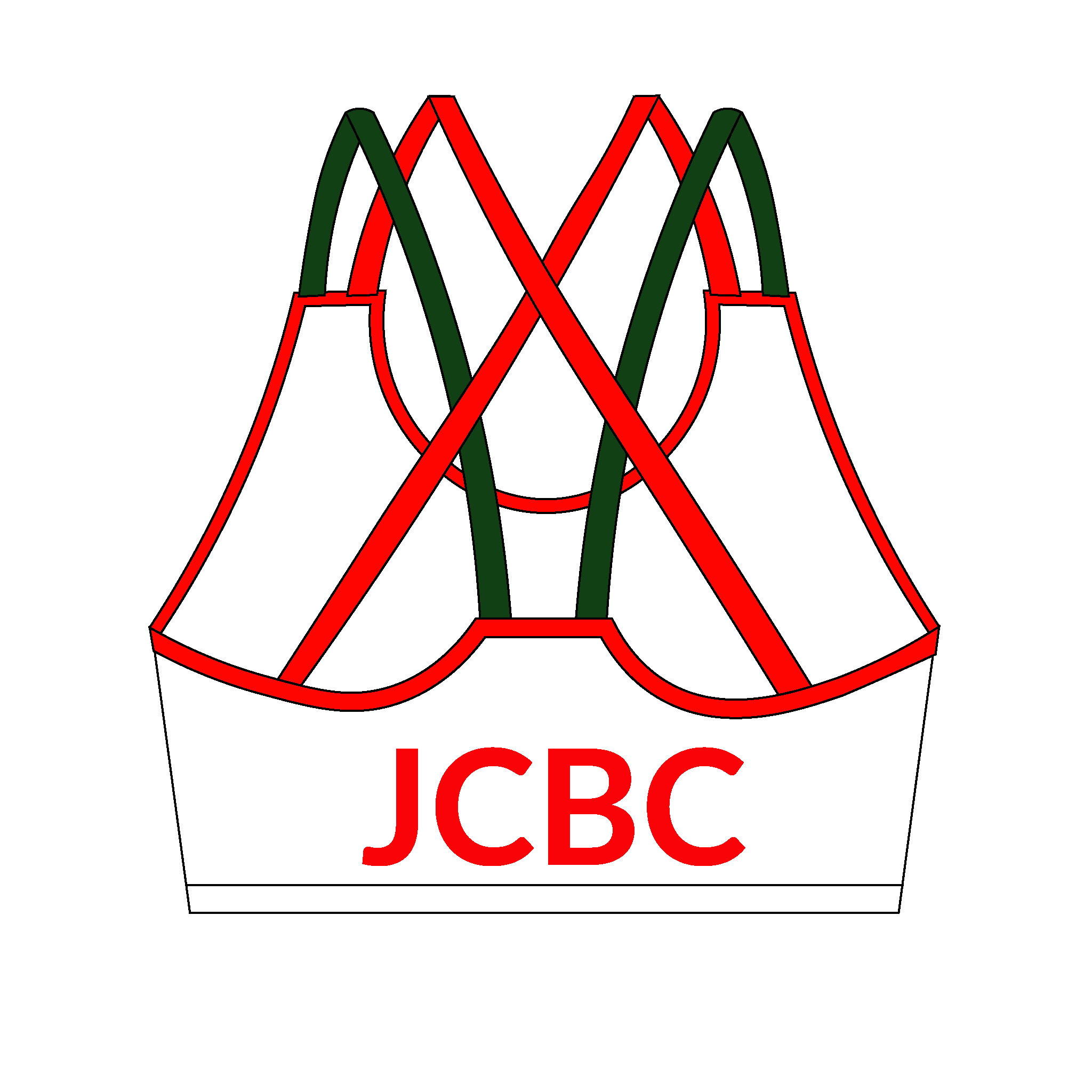 Jesus College Boat Club Strappy Sports Bra
