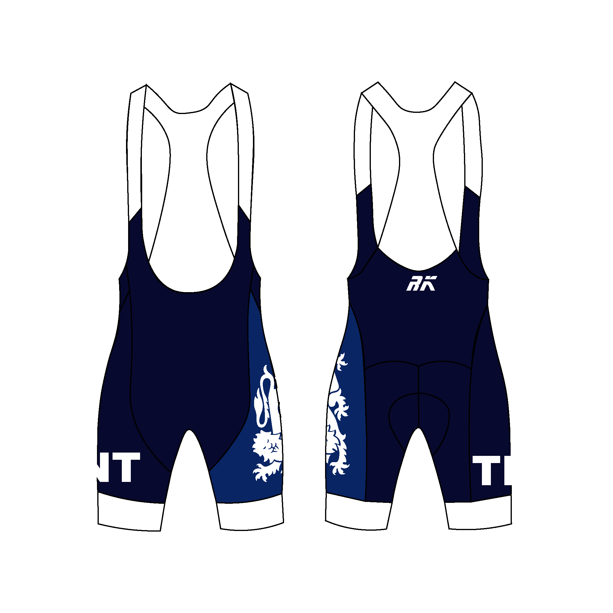 Newcastle University Triathlon Club Cycling Bib Shorts