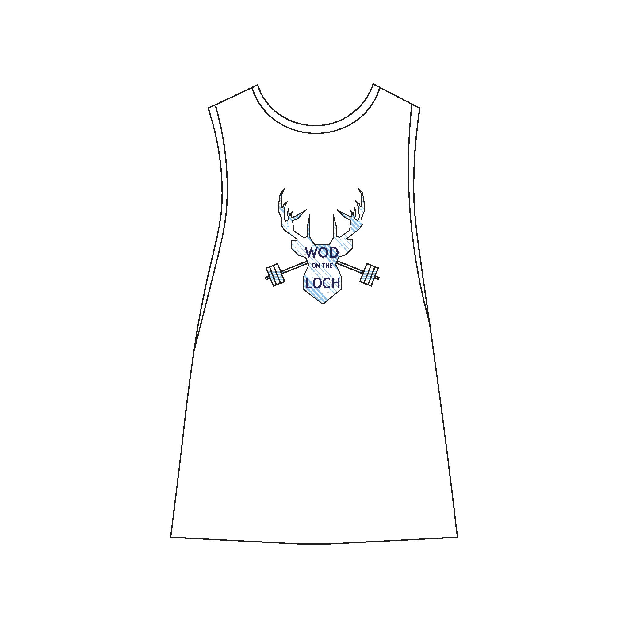 WOD on the Loch Sleeveless T