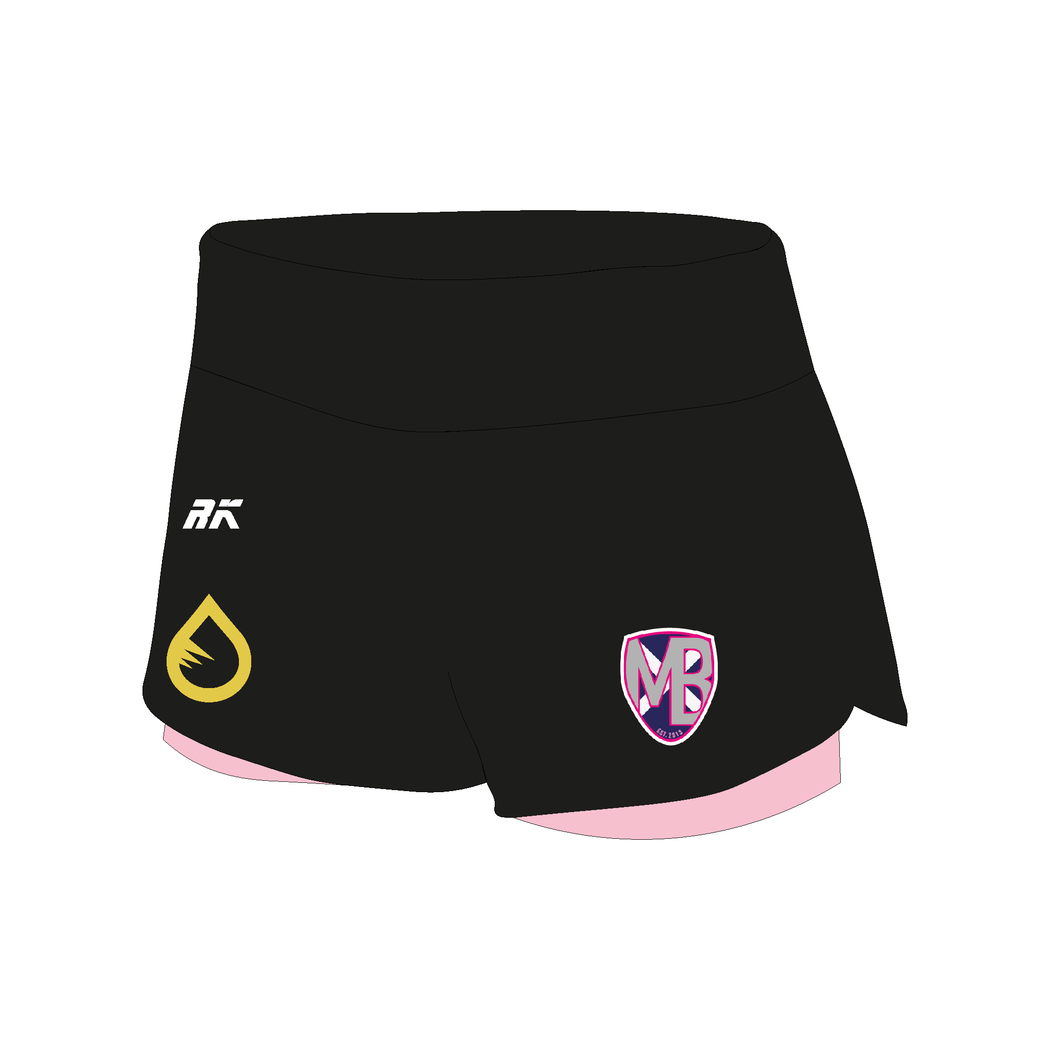 HBMB PURESPORT Female Gym Shorts