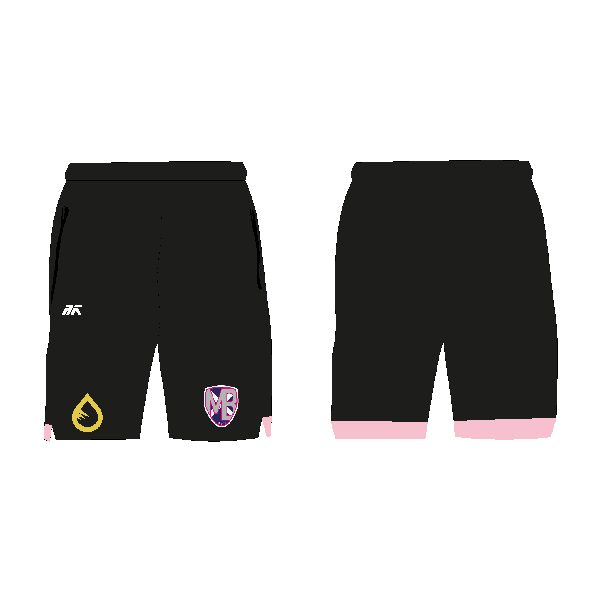 HBMB PURESPORT Male Gym Shorts