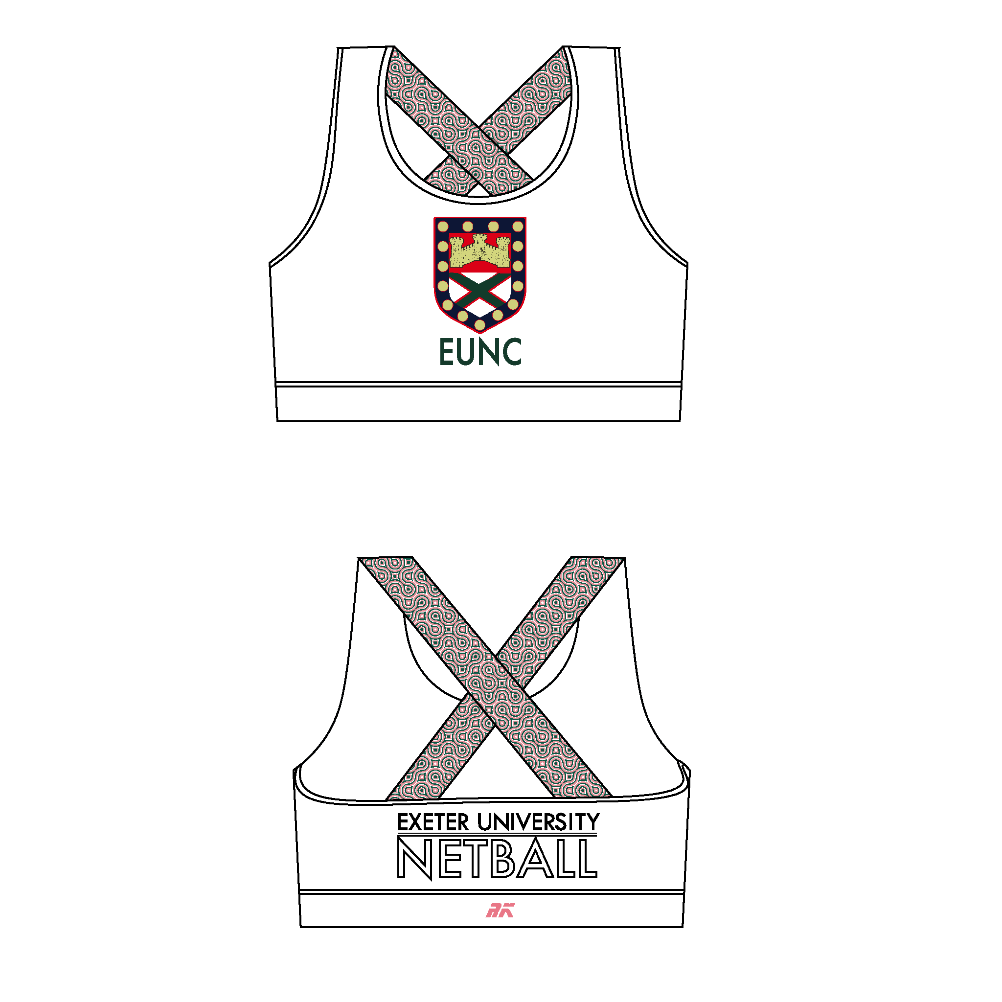 Exeter University Netball Club Sports Bra