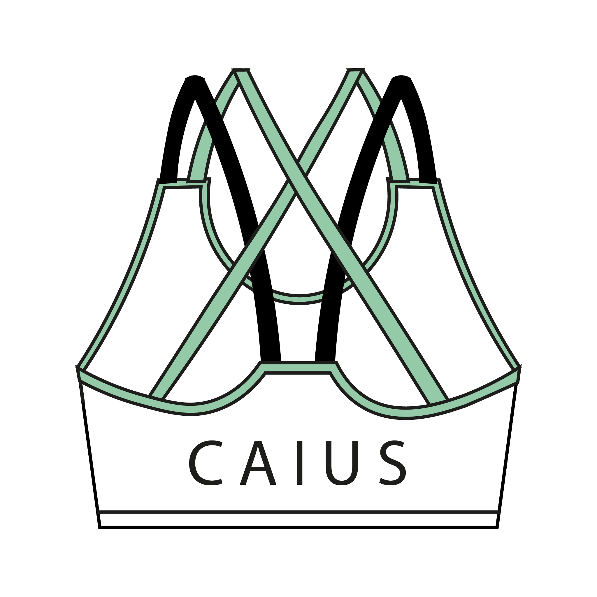 Caius Boat Club Strappy Sports Bra