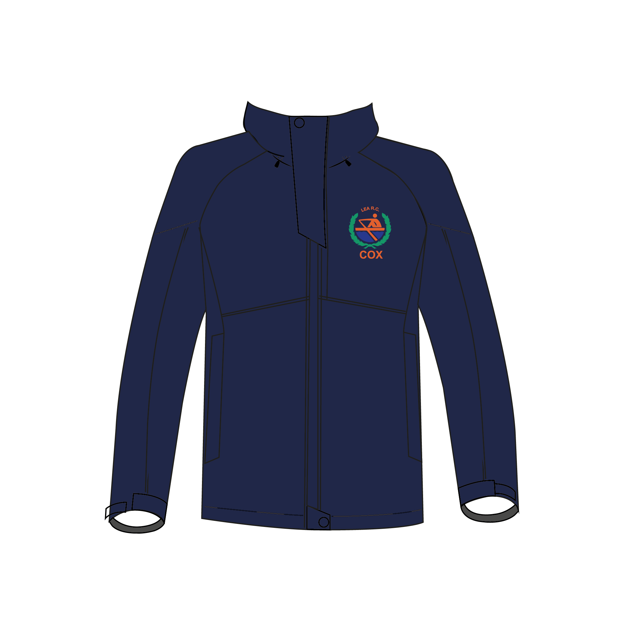 Lea R.C. Coxes Navy Soft Shell Jacket