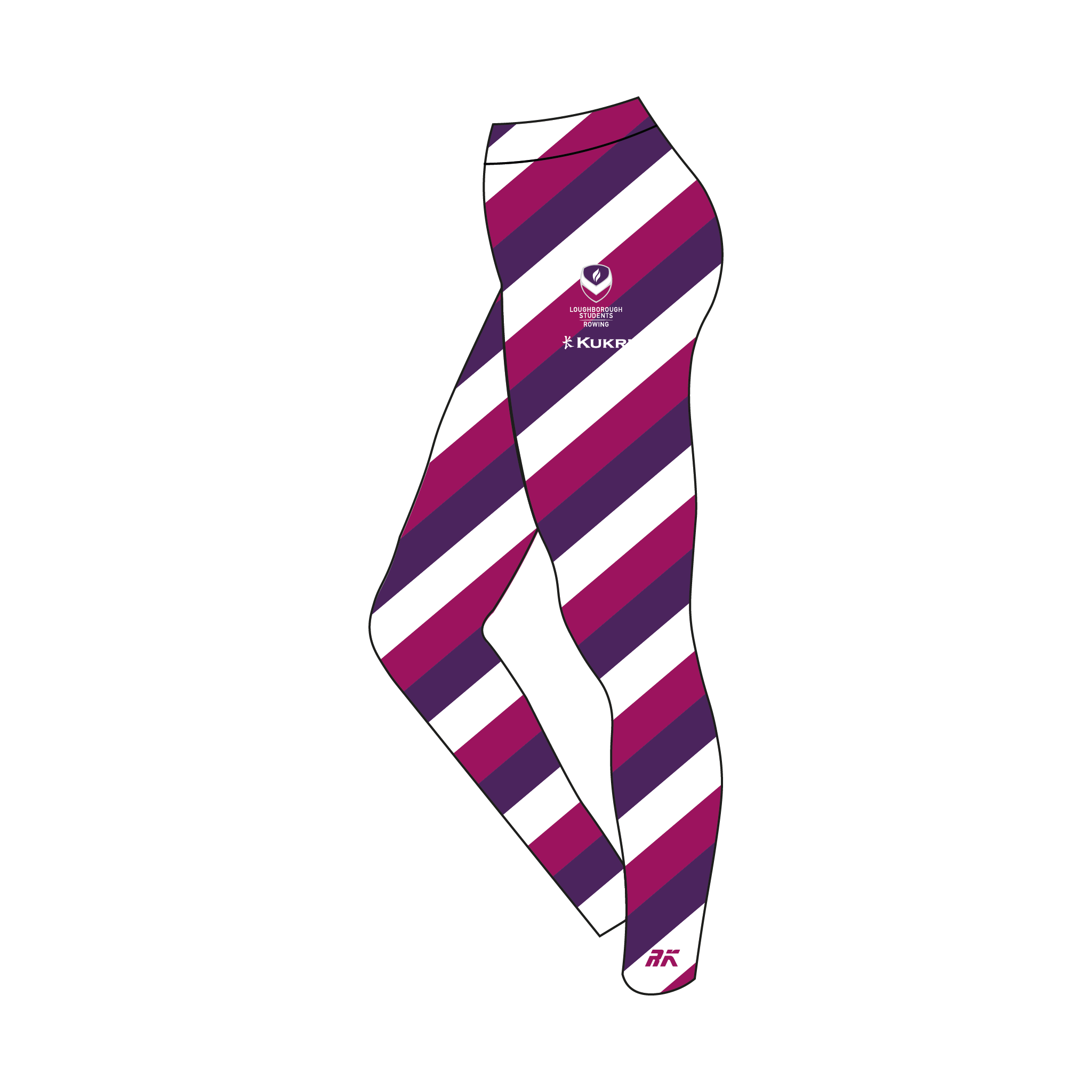Loughborough Student’s Rowing Club Striped Leggings
