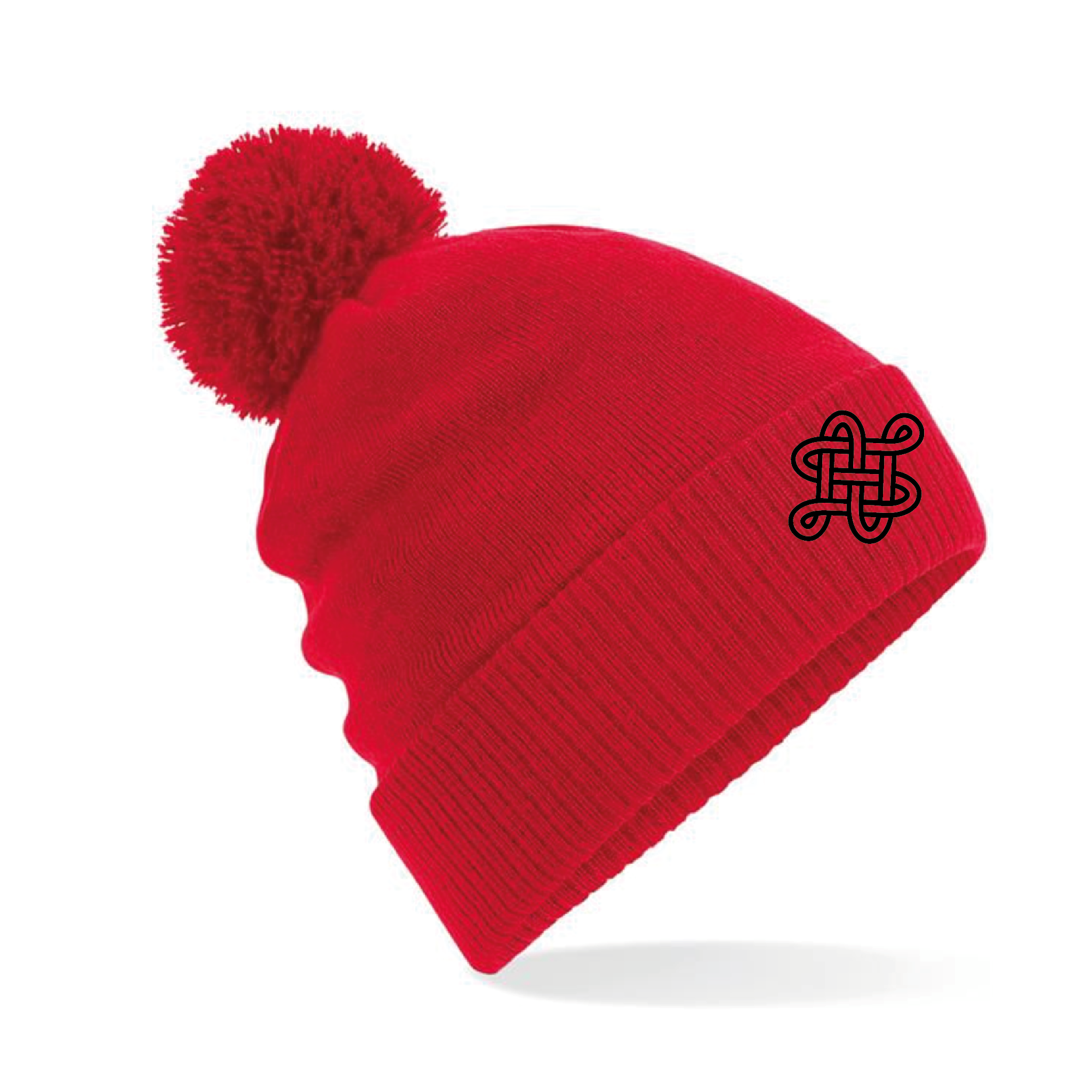 Portlethen & District Pipe Band Red Bobble Hat