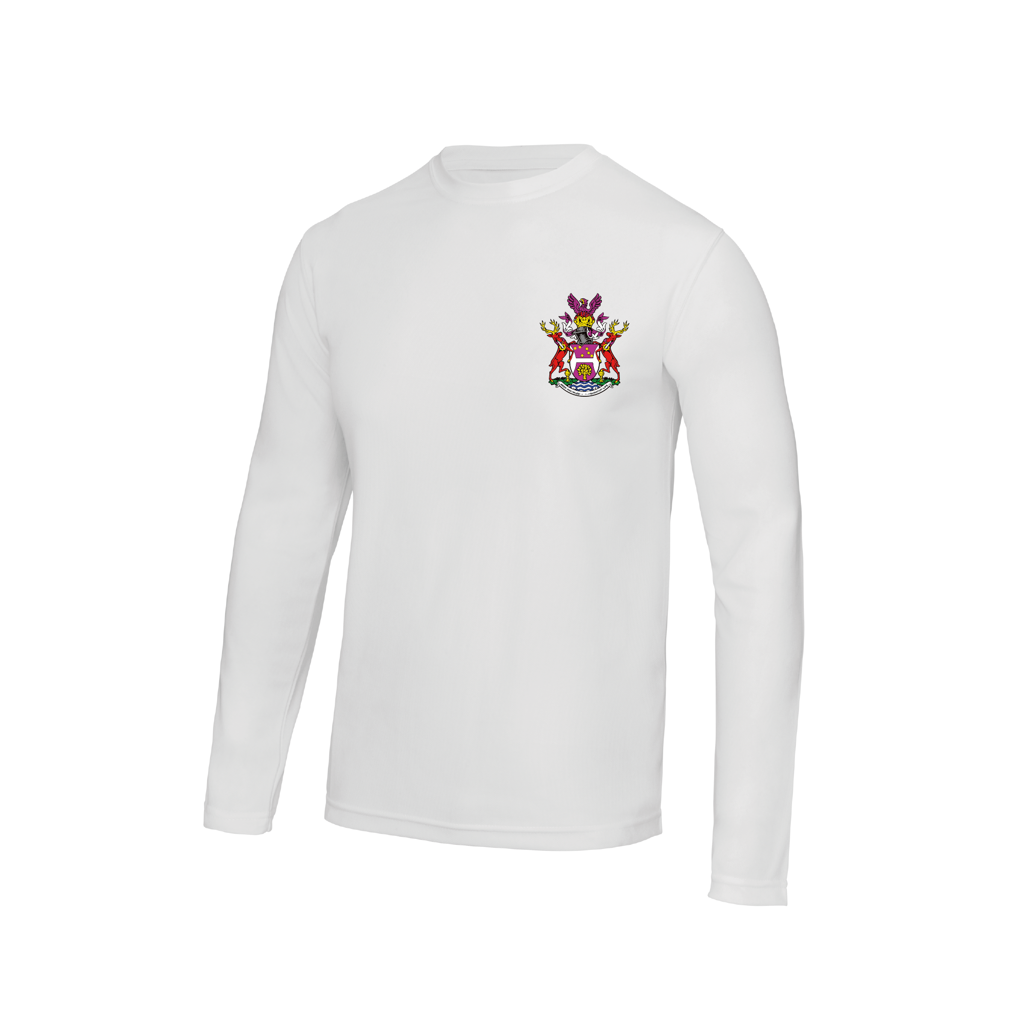 University of Hertfordshire Long Sleeve White Gym T-Shirt
