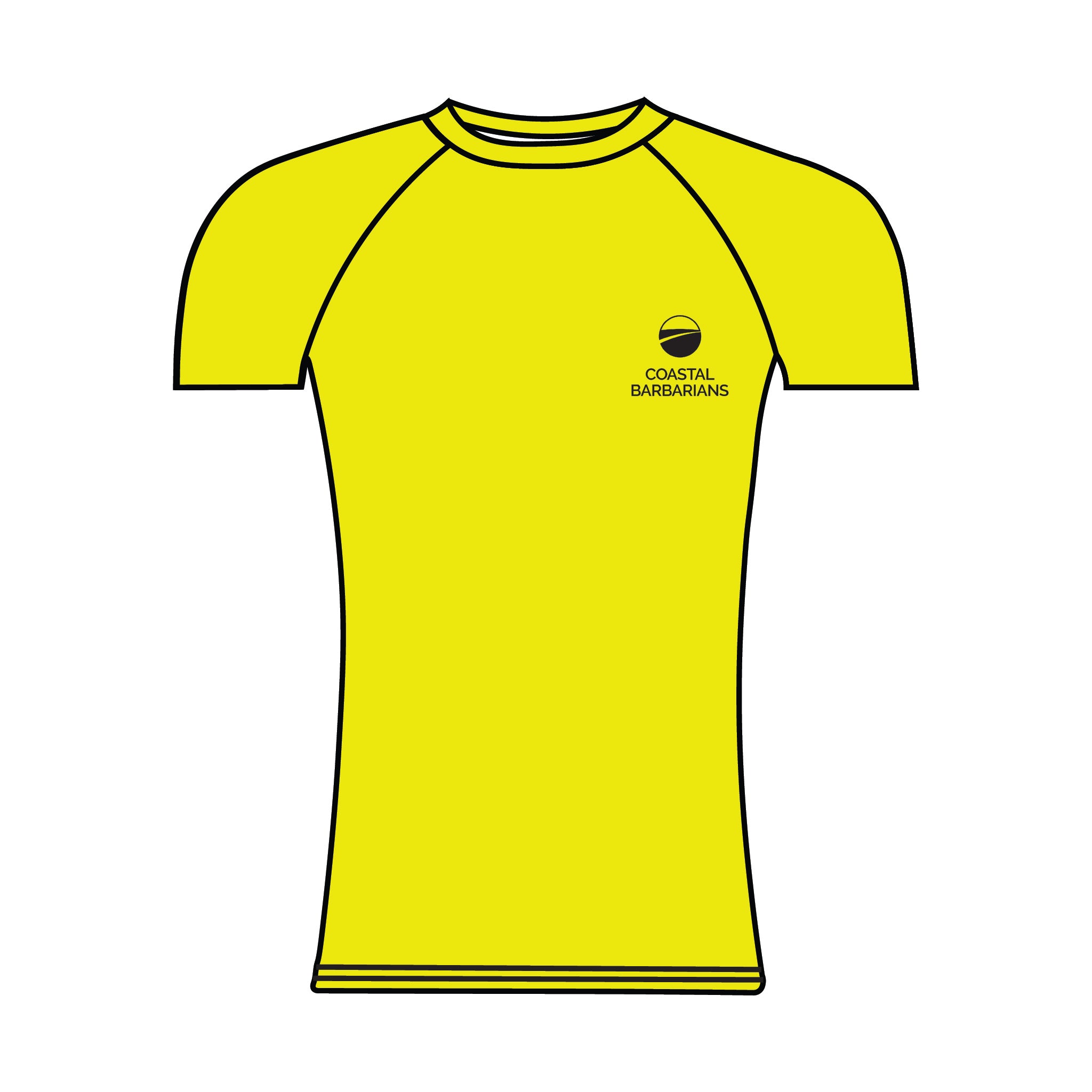 Coastal Barbarians Hi-Vis Short Sleeve Base-Layer
