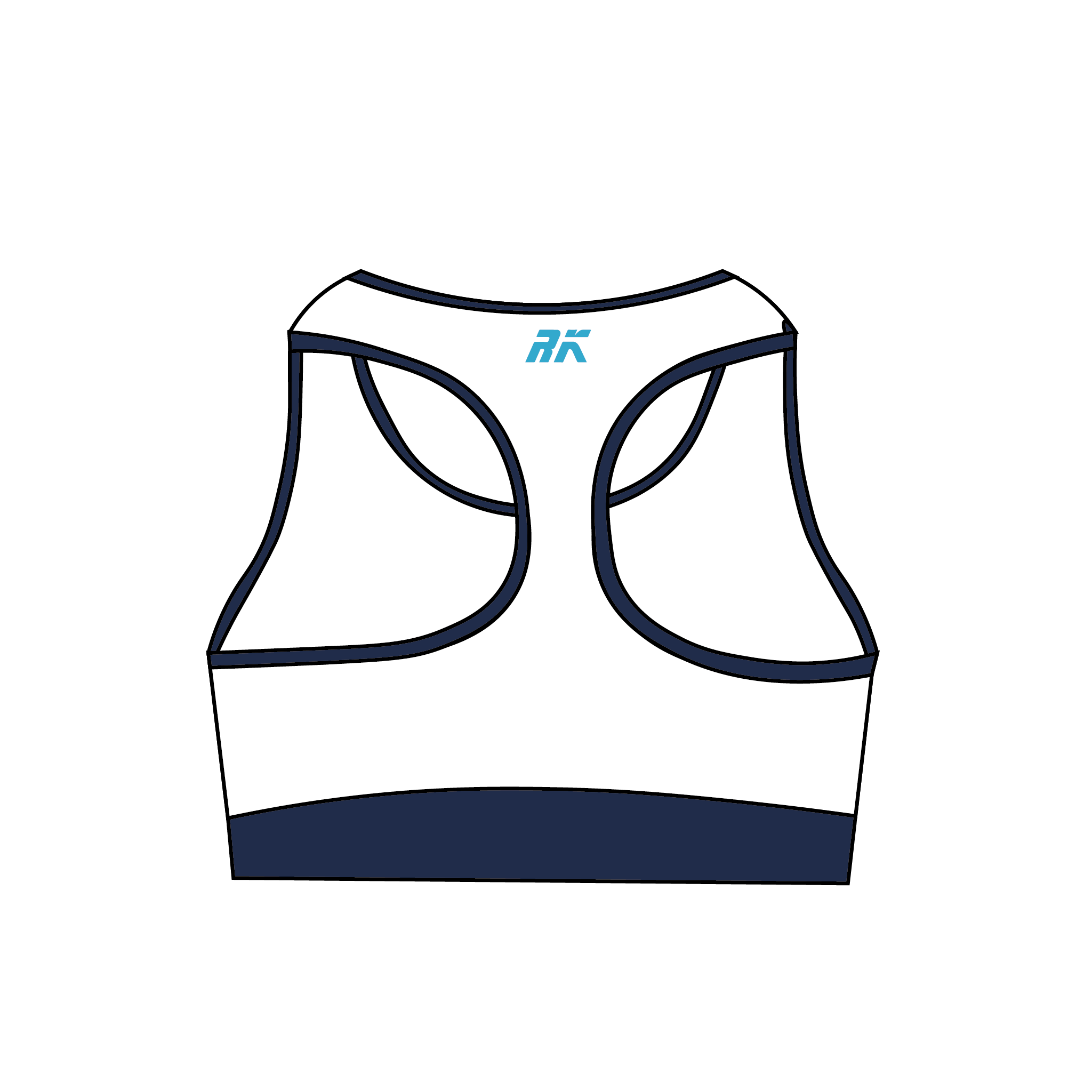South College Boat Club Sports Bra
