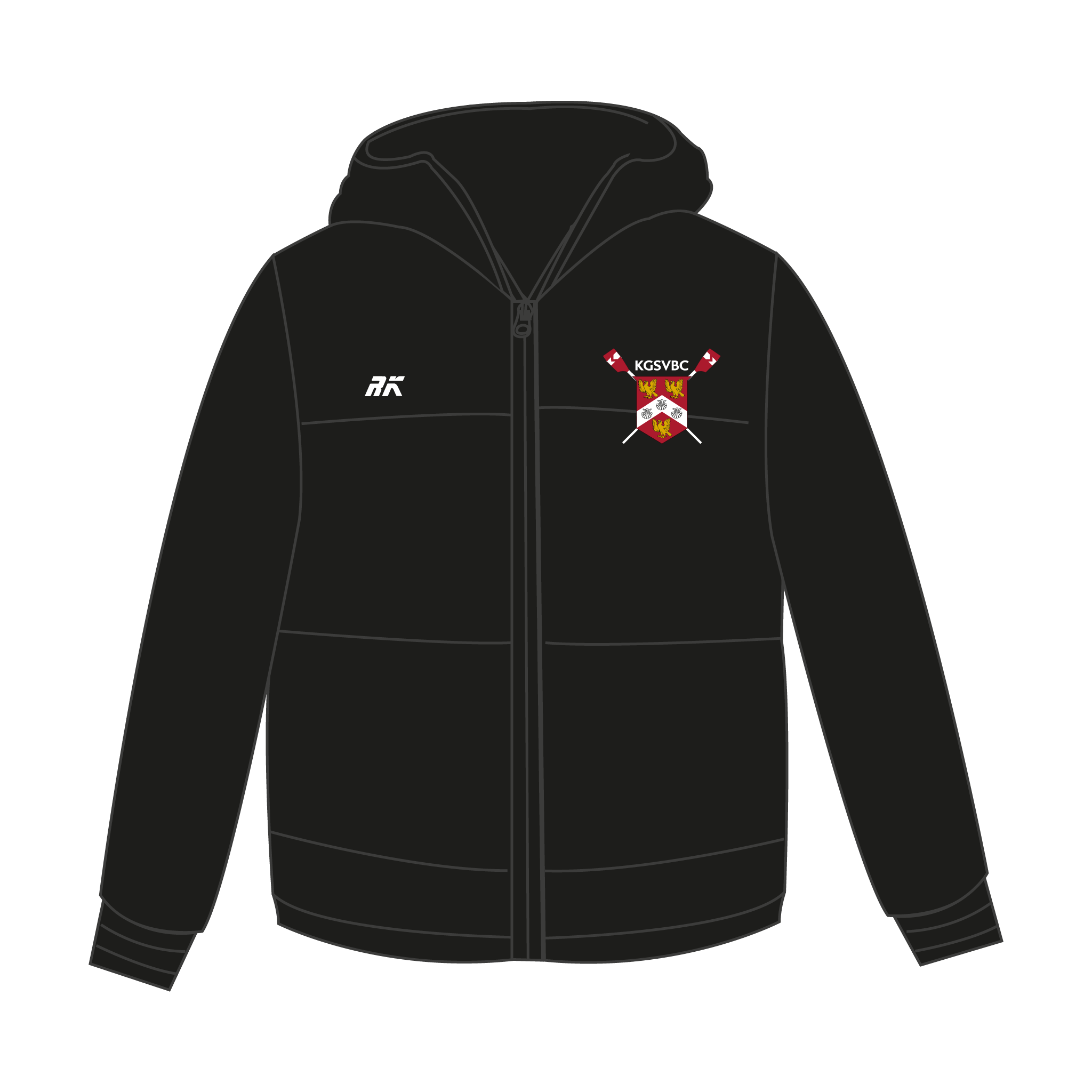 KGSVBC Black Puffa Jacket