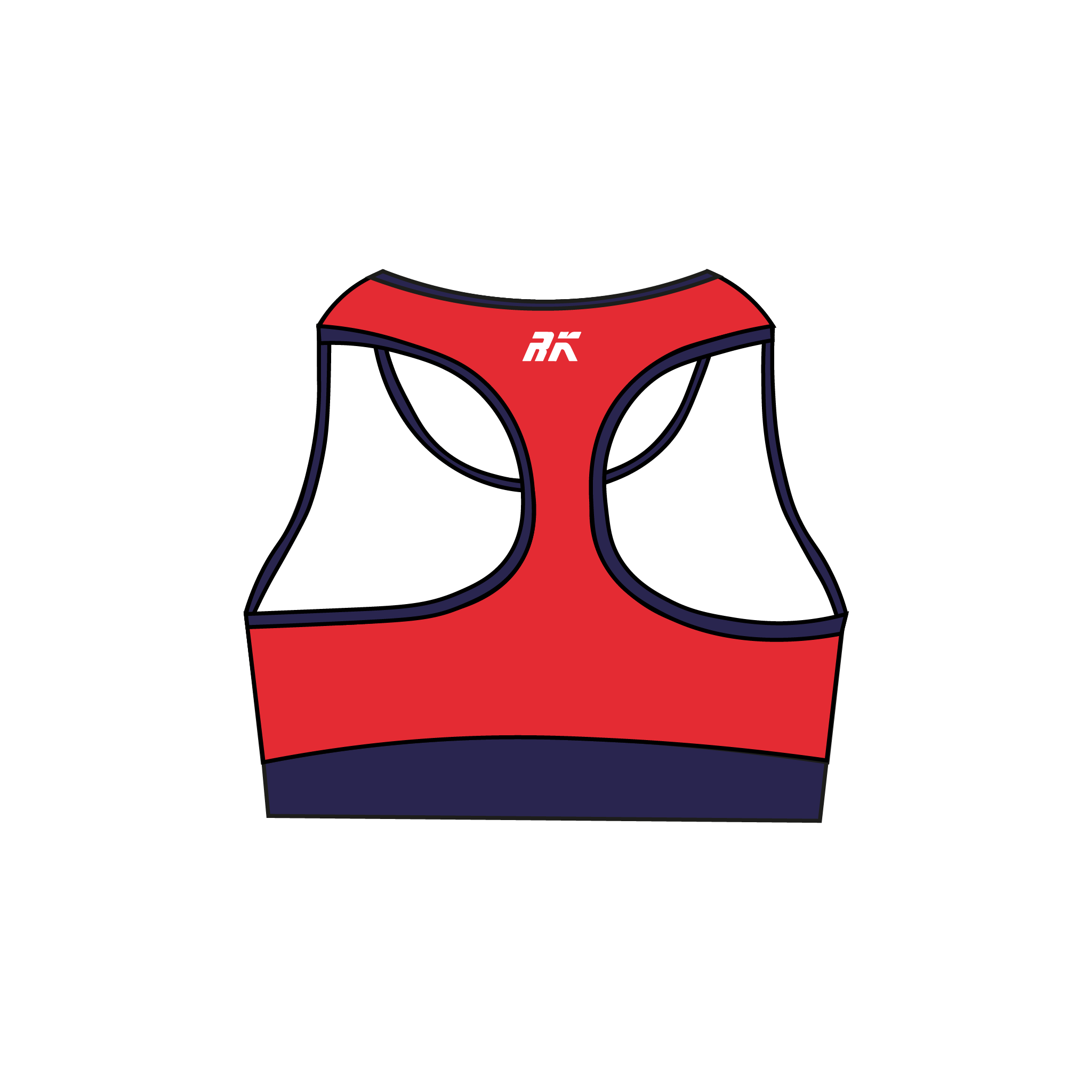 Wallingford Rowing Club Racerback Sports Bra