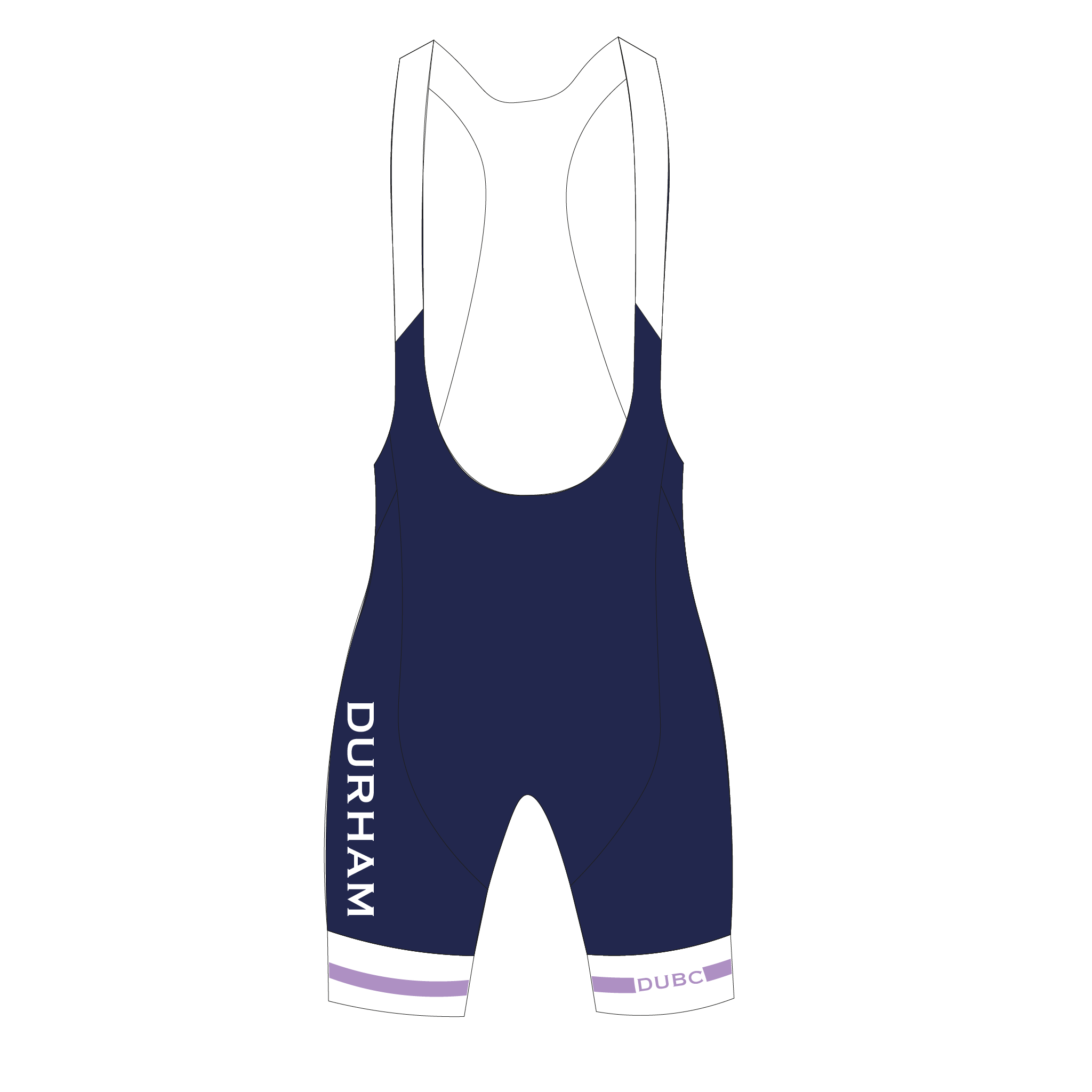 Durham University Boat Club Cycling bib shorts