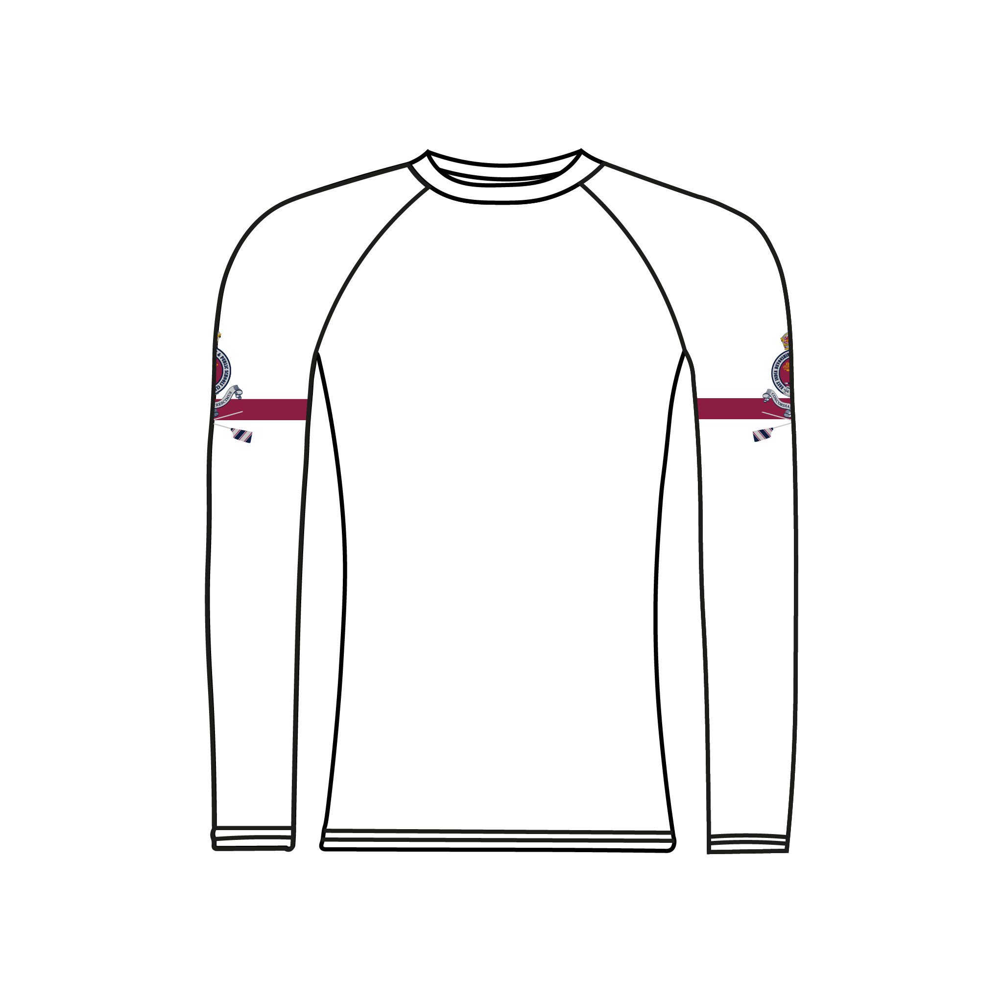 East India Club Rowing Club Long Sleeve Base Layer