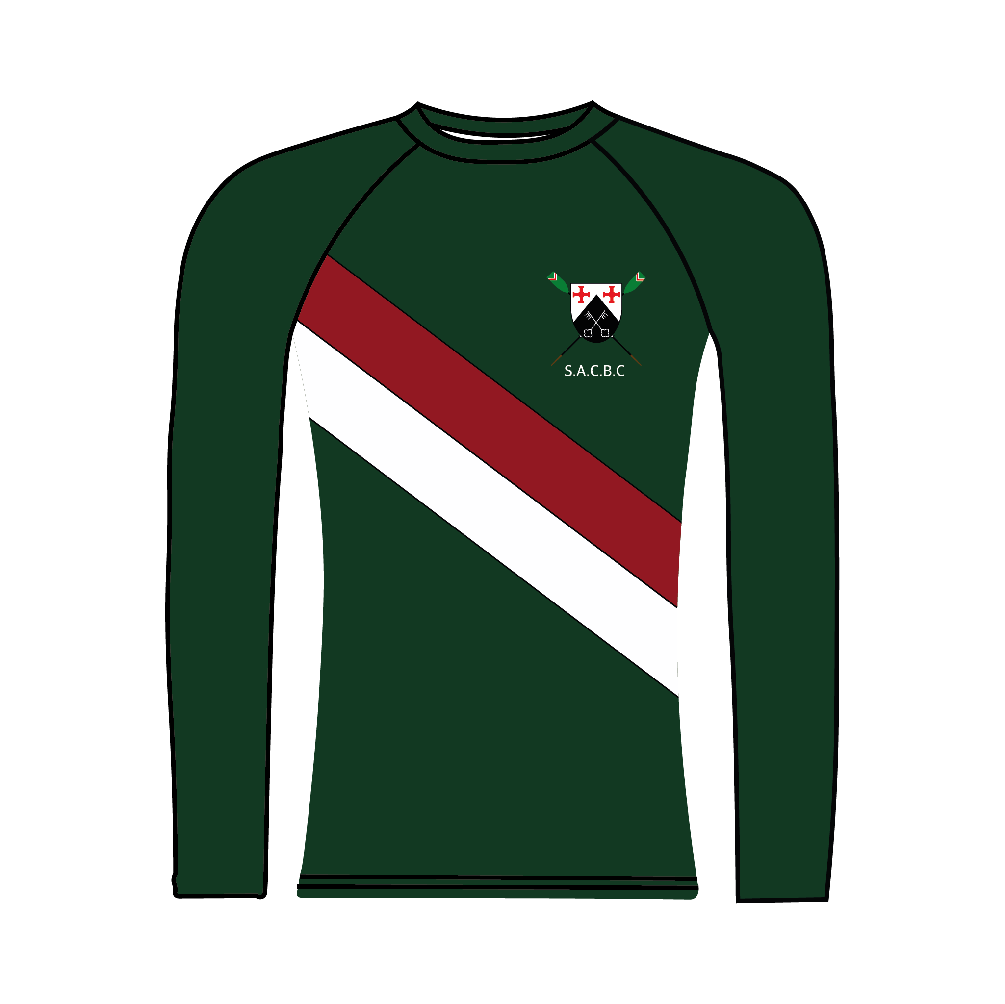 St. Aidan's Boat Club Long Sleeve Base Layer
