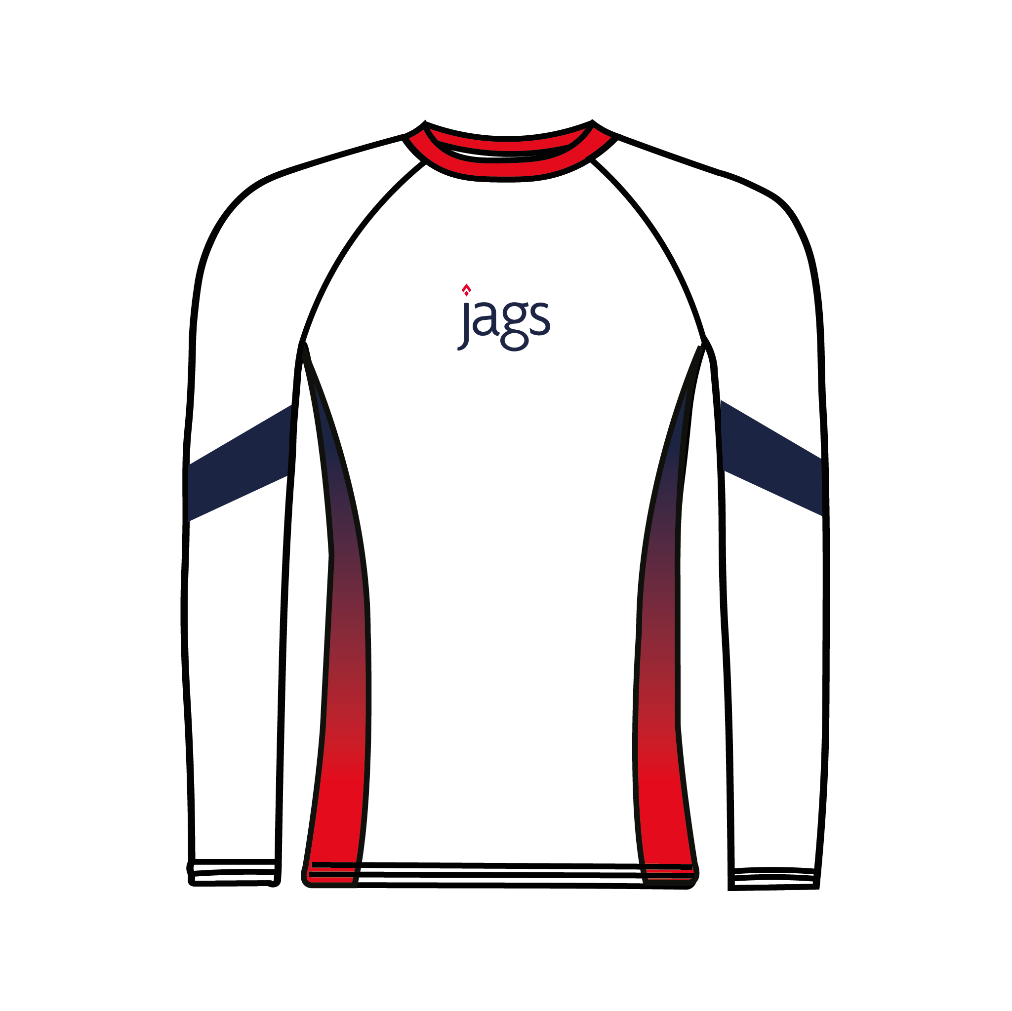 James Allen Girls' School Boat Club Long Sleeve Training Base Layer