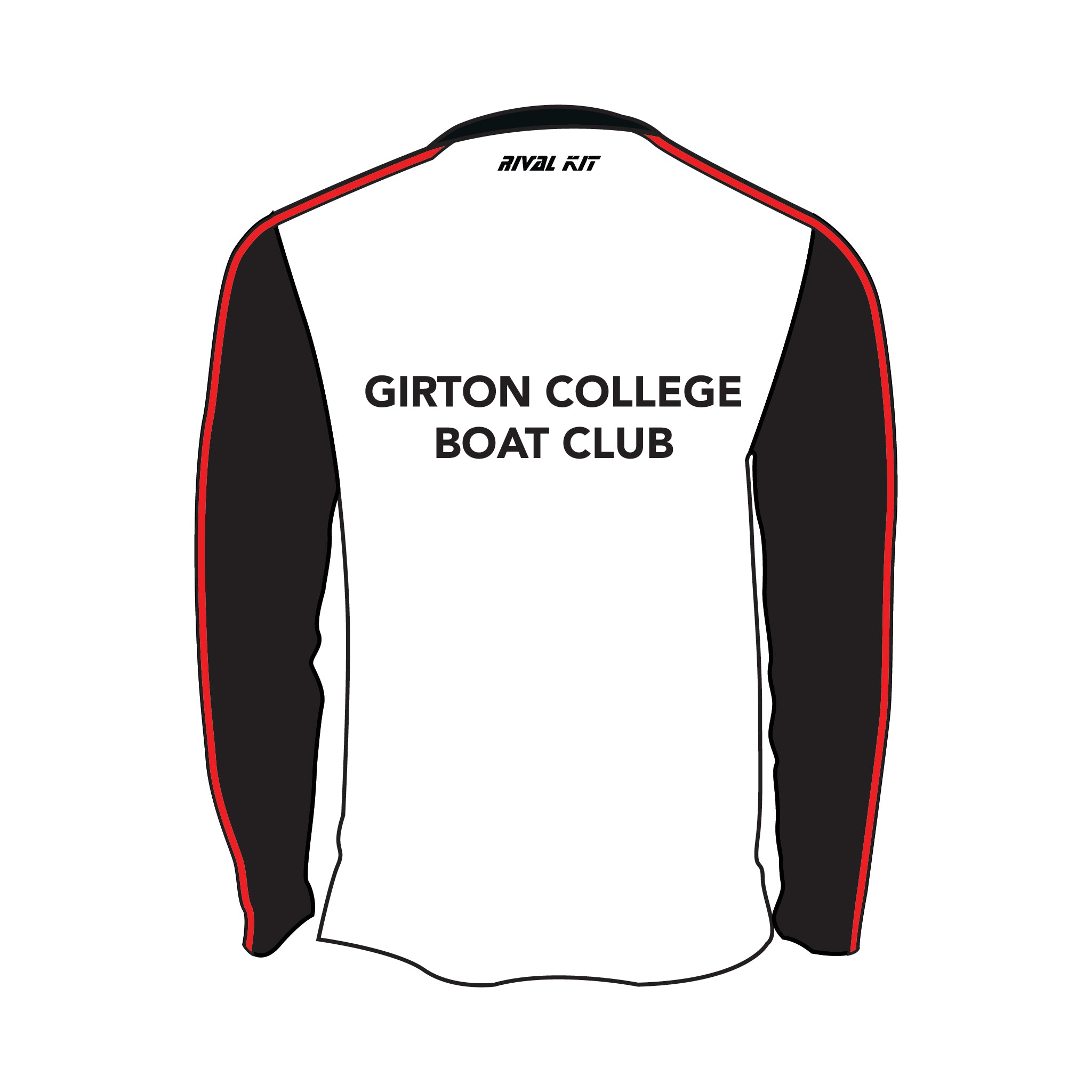 Girton College Boat Club Bespoke Long Sleeve Gym T-Shirt 1