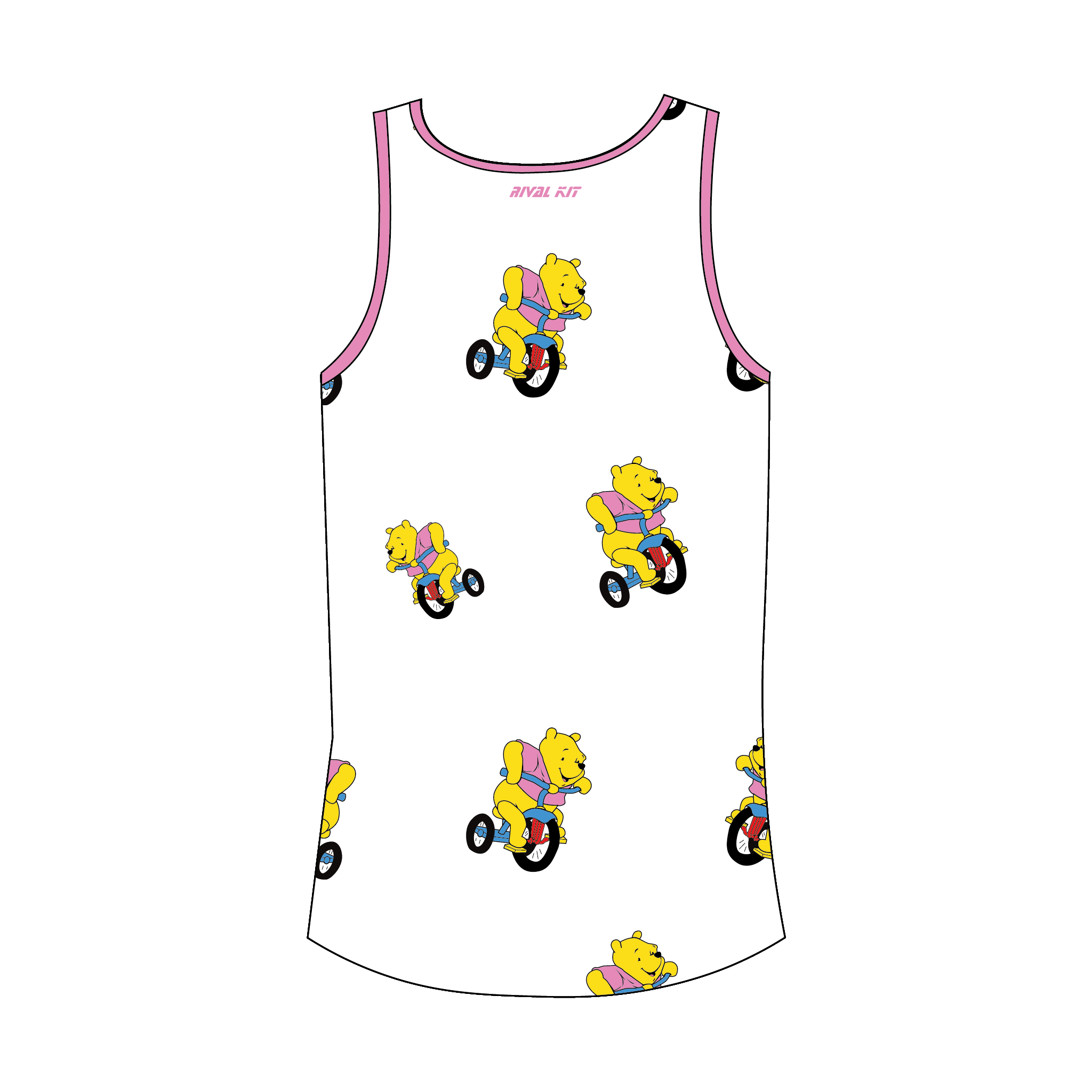 Westminster School Cycling Club Patterned Gym Vest