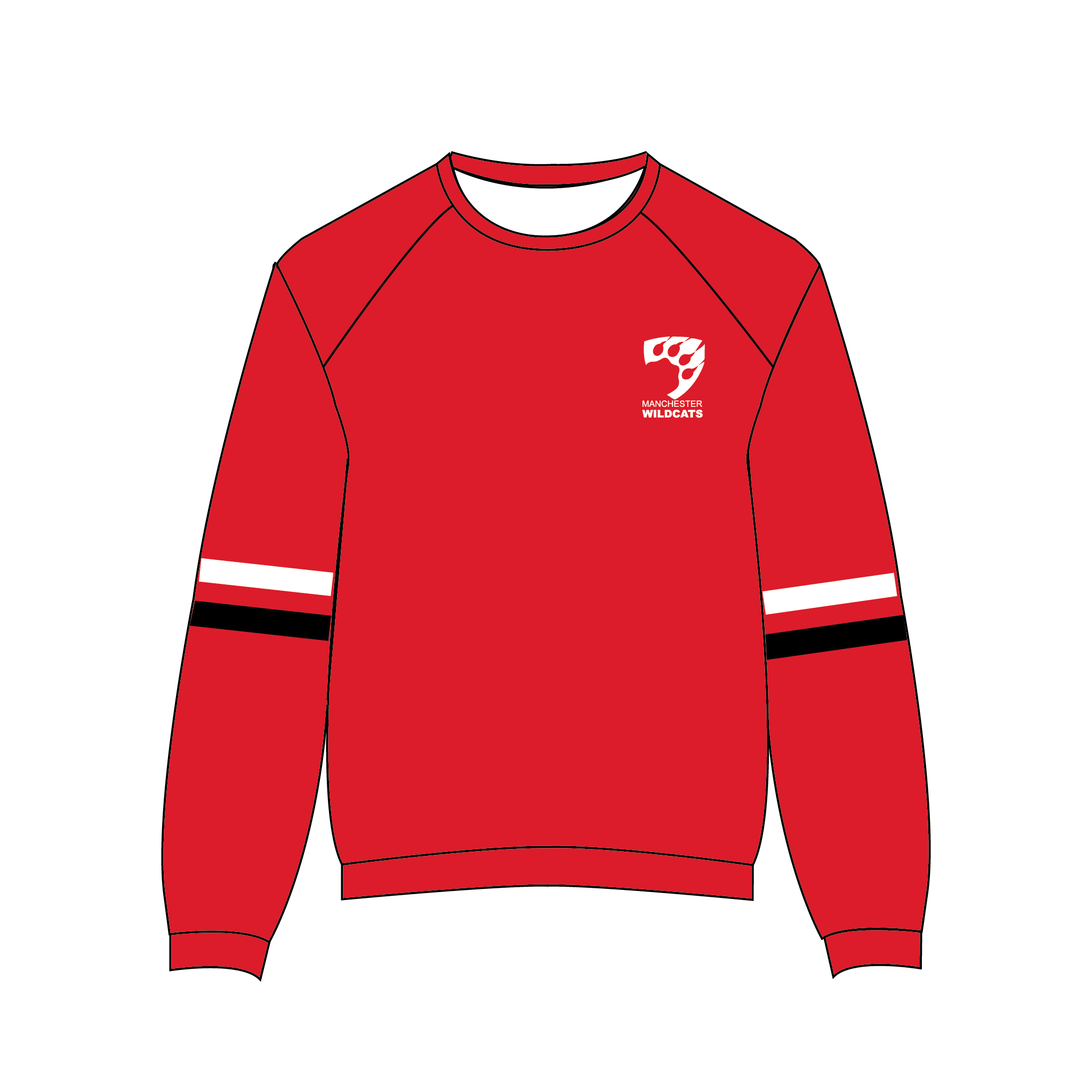 Manchester Wildcats Red Sweatshirt