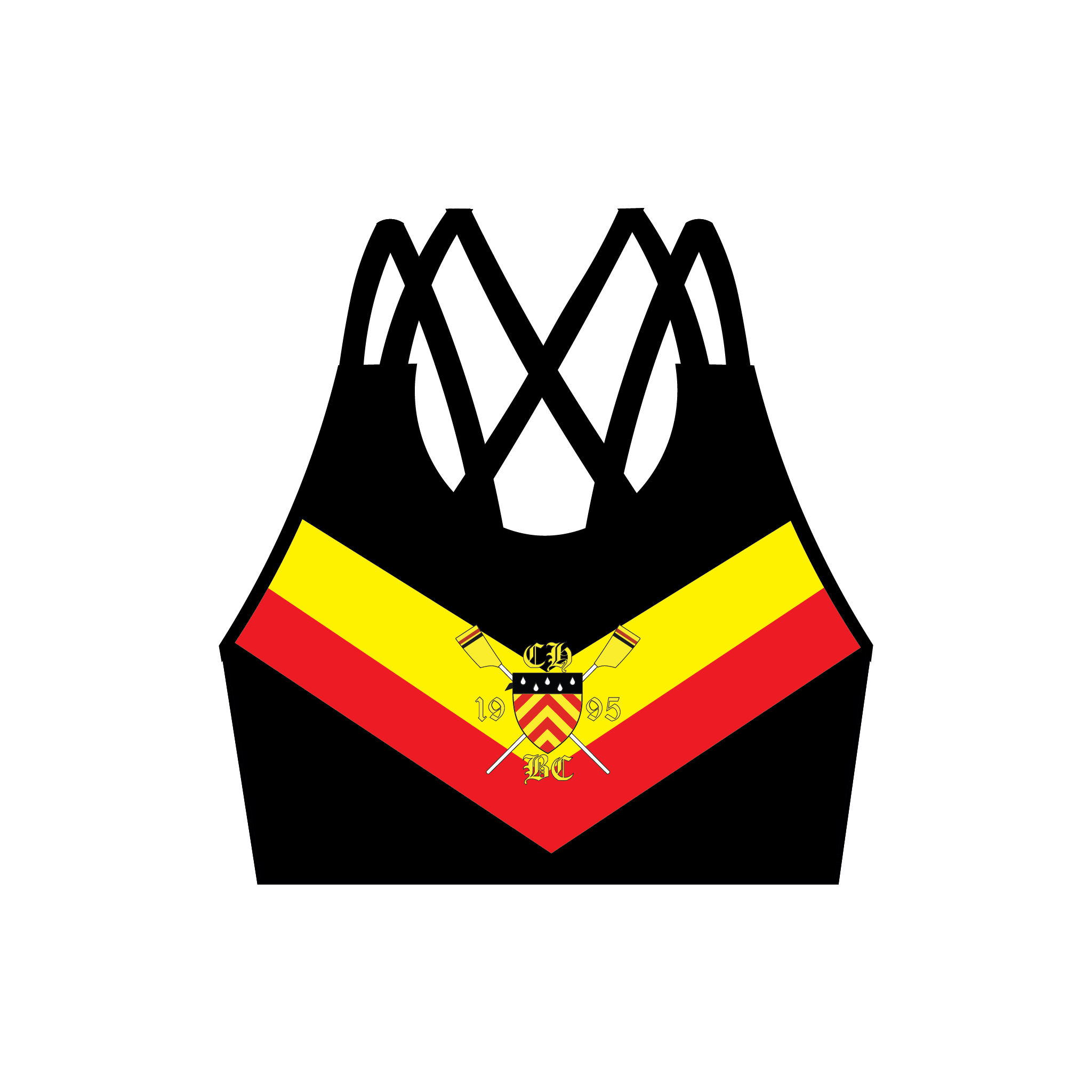 Clare Hall Boat Club Strappy Sports Bra