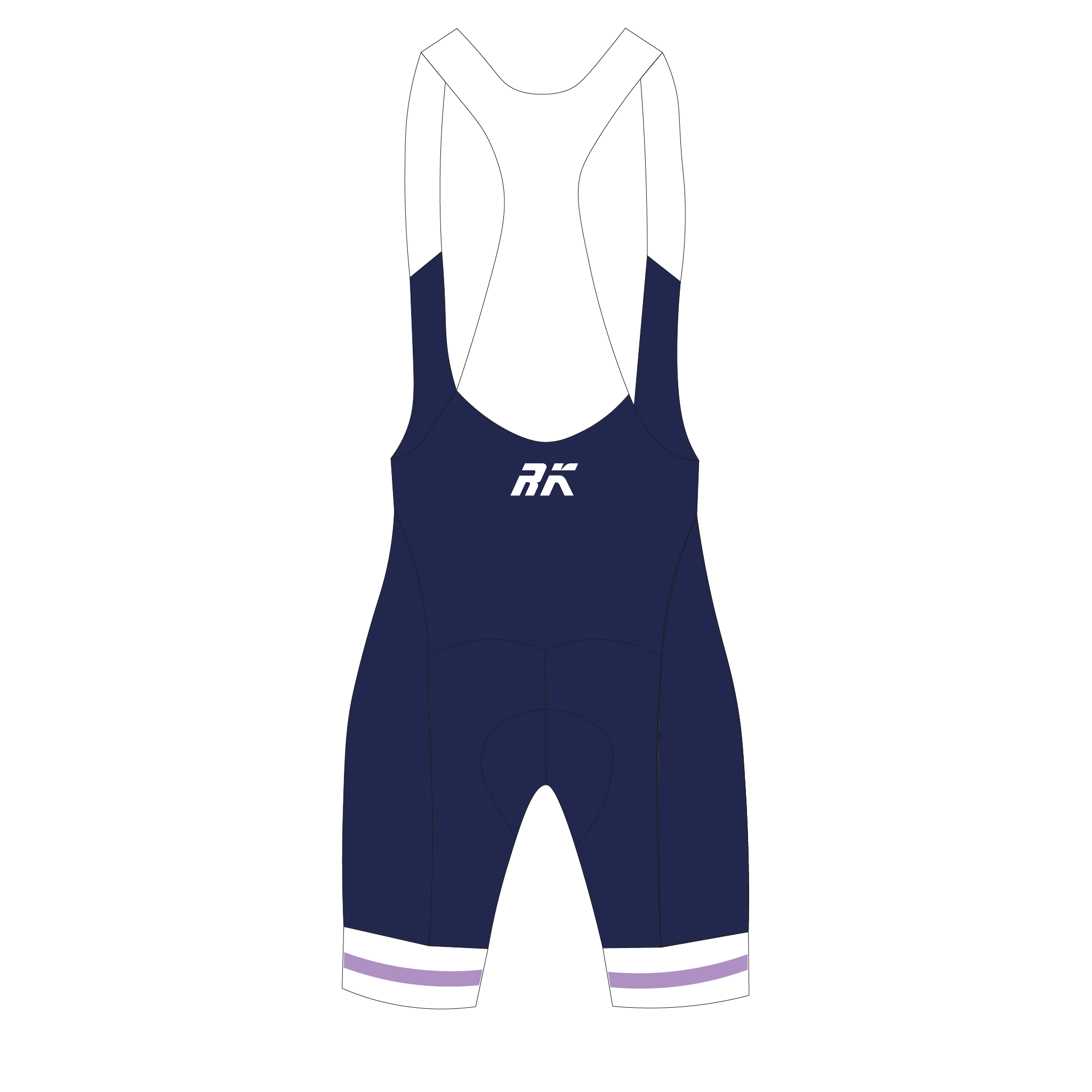Durham University Boat Club Cycling bib shorts