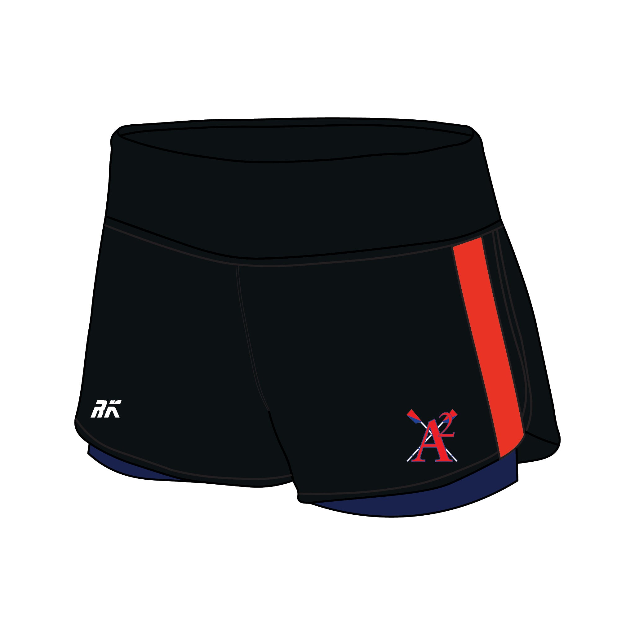 Ann Arbor Rowing Club Female Gym Shorts