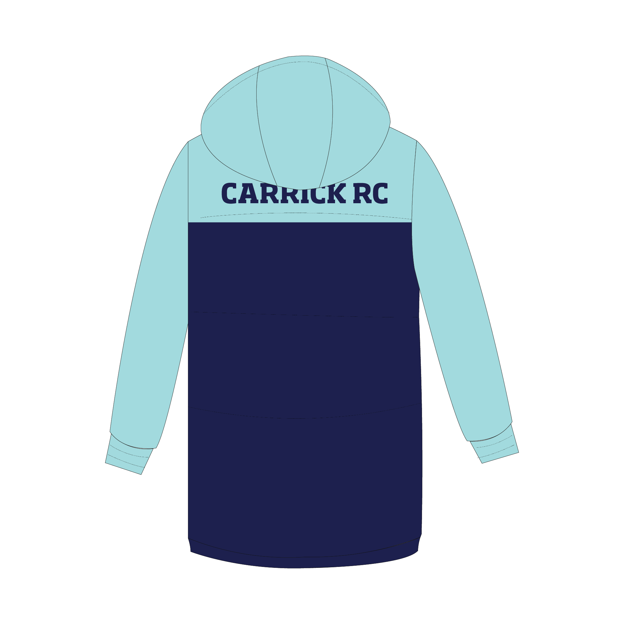 Carrick Rowing Club Stadium Puffa Jacket