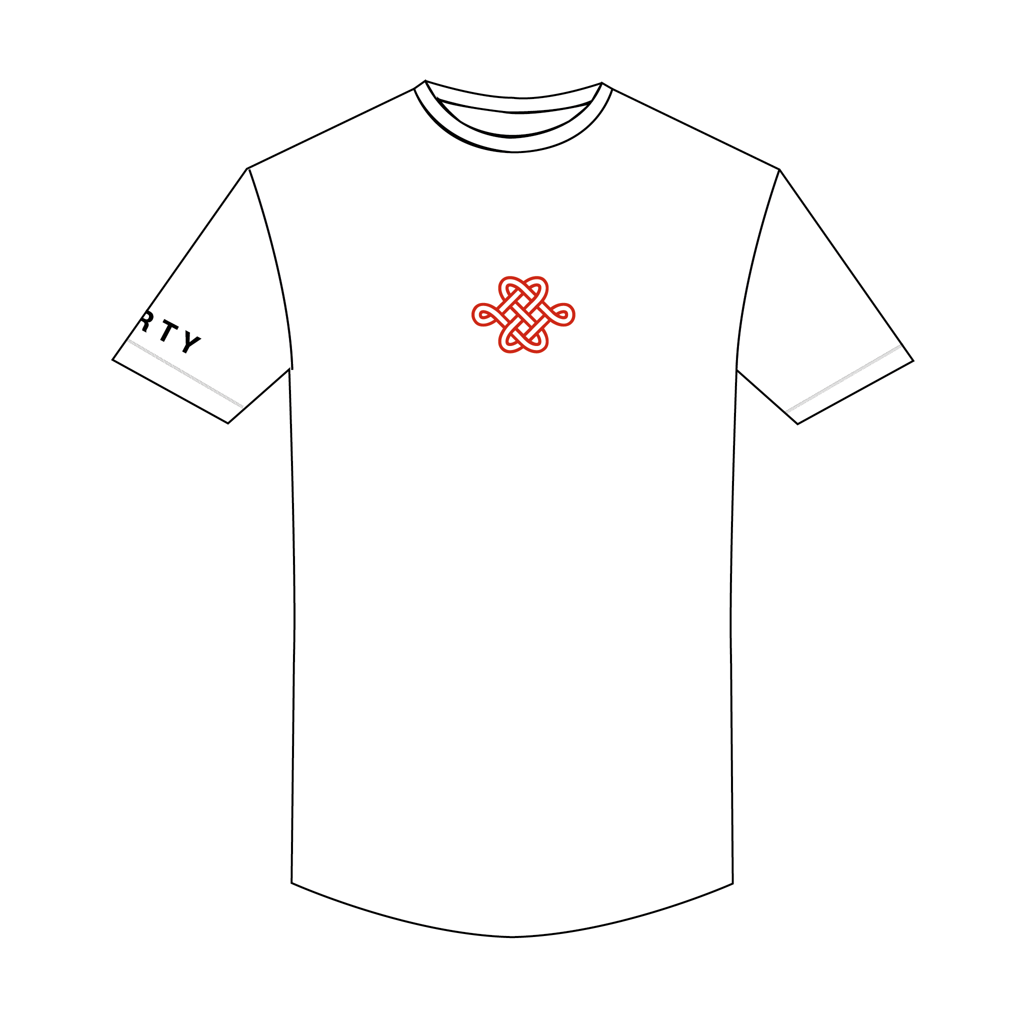 Portlethen & District Pipe Band White Casual T-Shirt