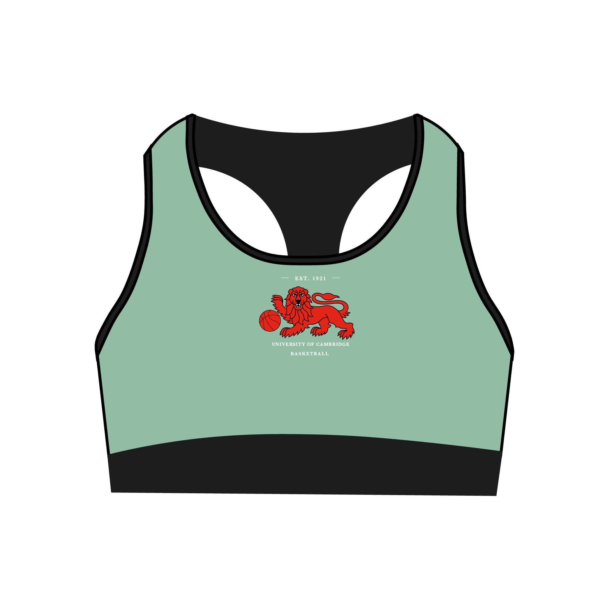 Cambridge University Basketball Club Racerback Sports Bra