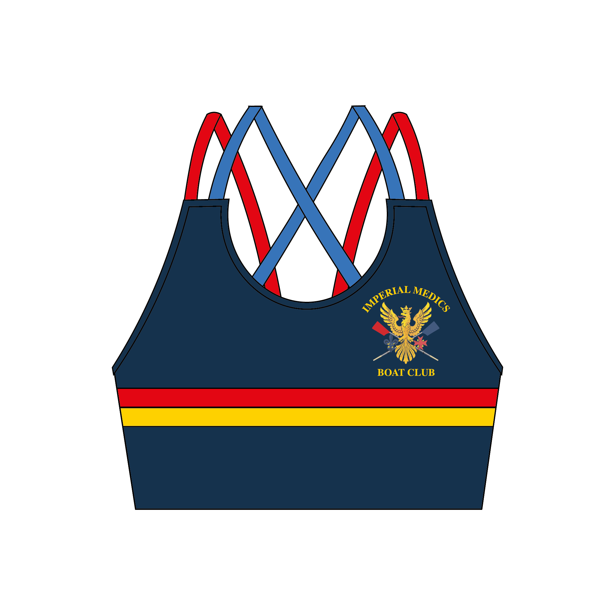 Imperial Medics Boat Club Sports Bra