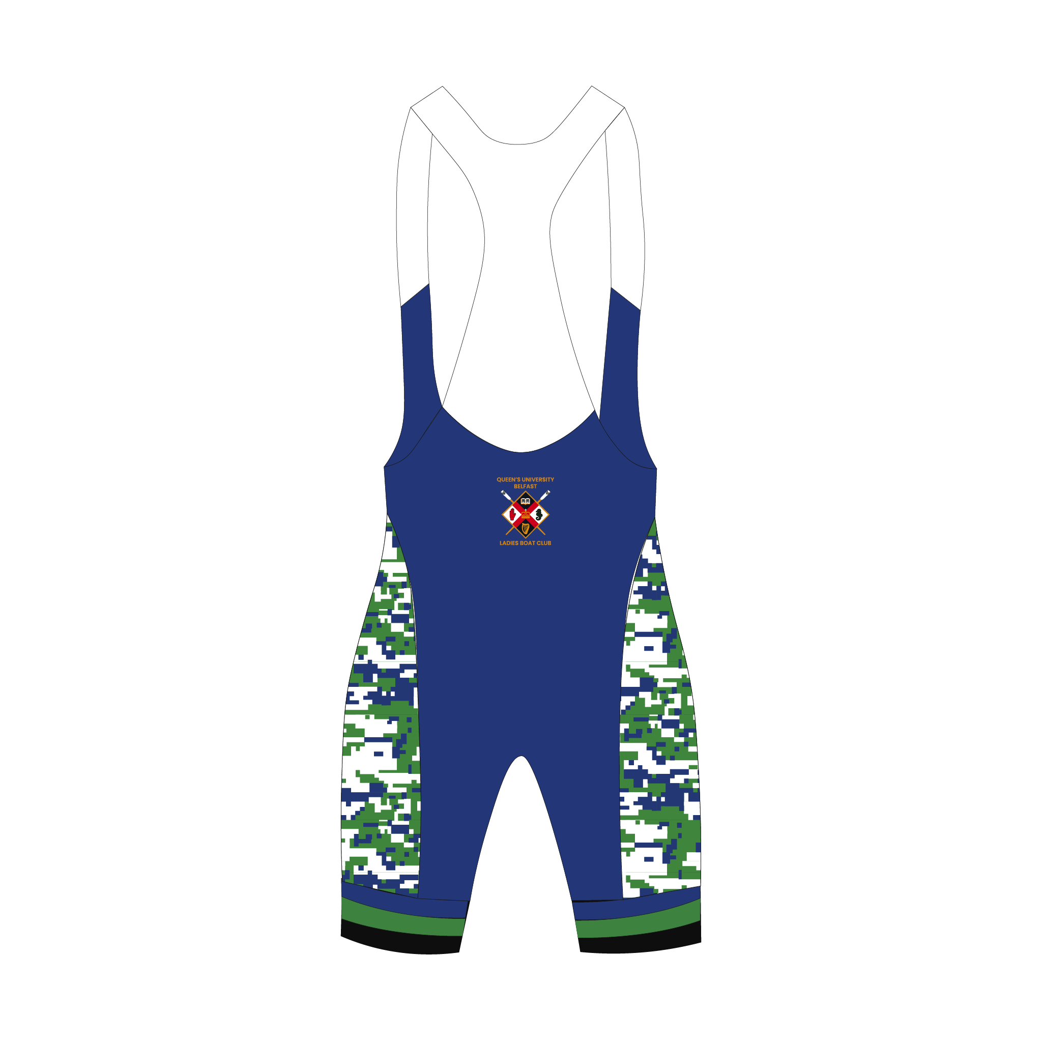 Queen's University Belfast Ladies Boat Club Bib Shorts
