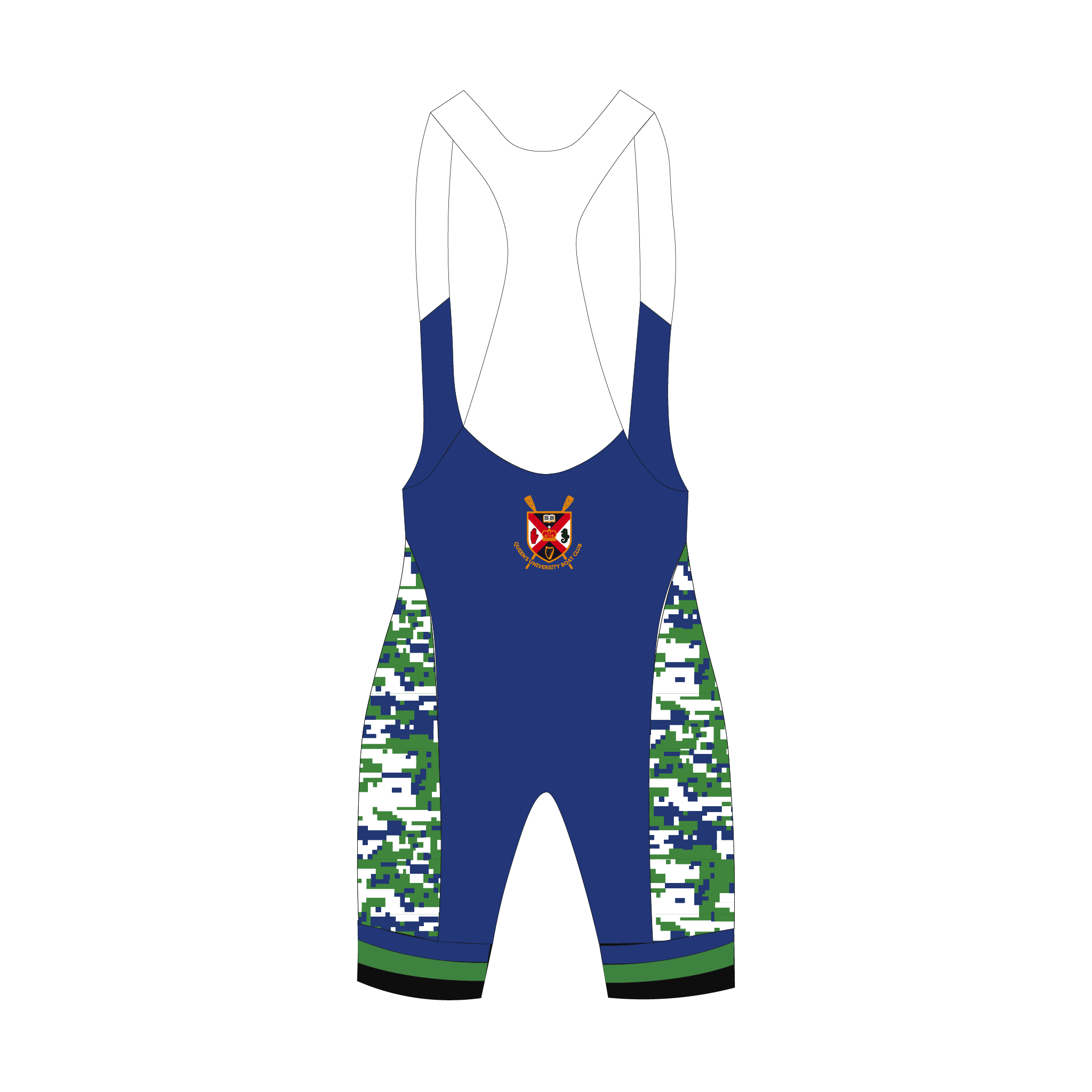 Queen's University Belfast Men's Boat Club Bib Shorts