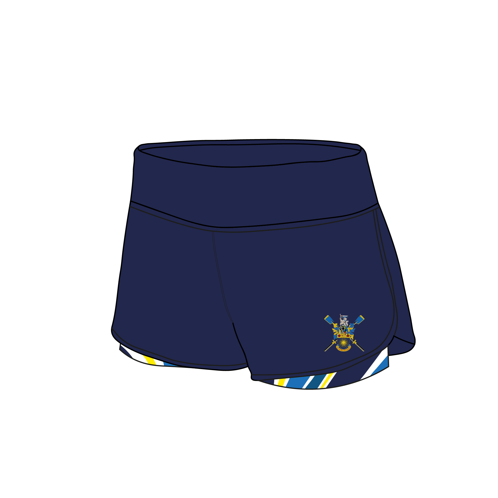 Salford University Boat Club Female Gym Shorts