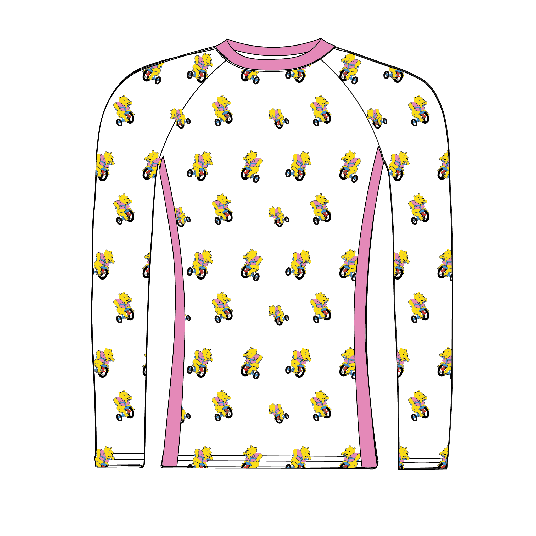 Westminster School Cycling Club Patterned Long Sleeve Baselayer