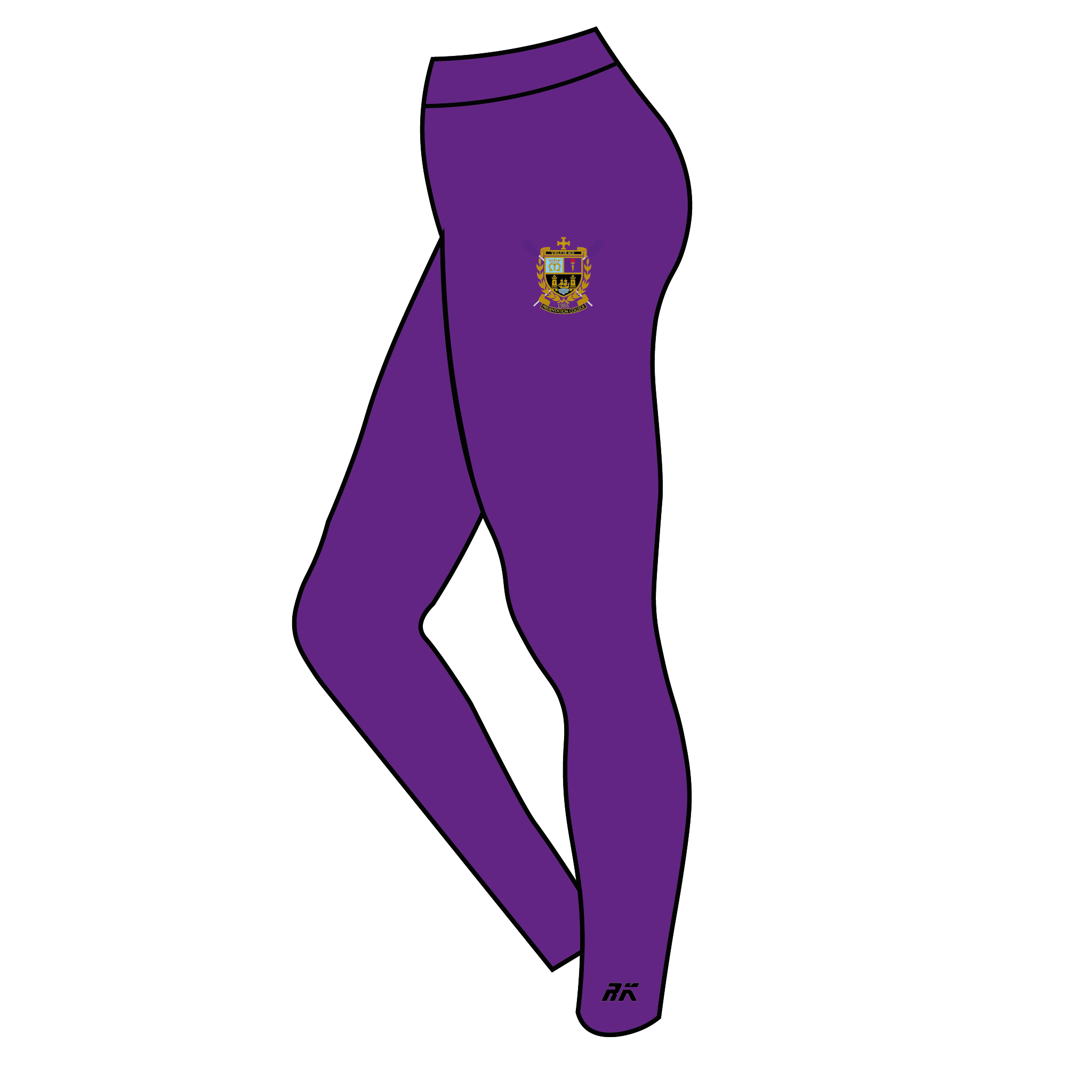 Presentation Brothers College Rowing Club Purple Leggings