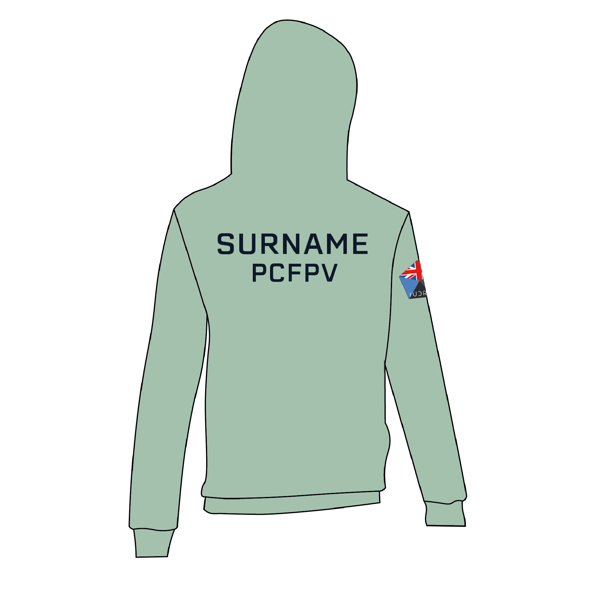 PCFPV Drone Racing Two-Tone Hoodie