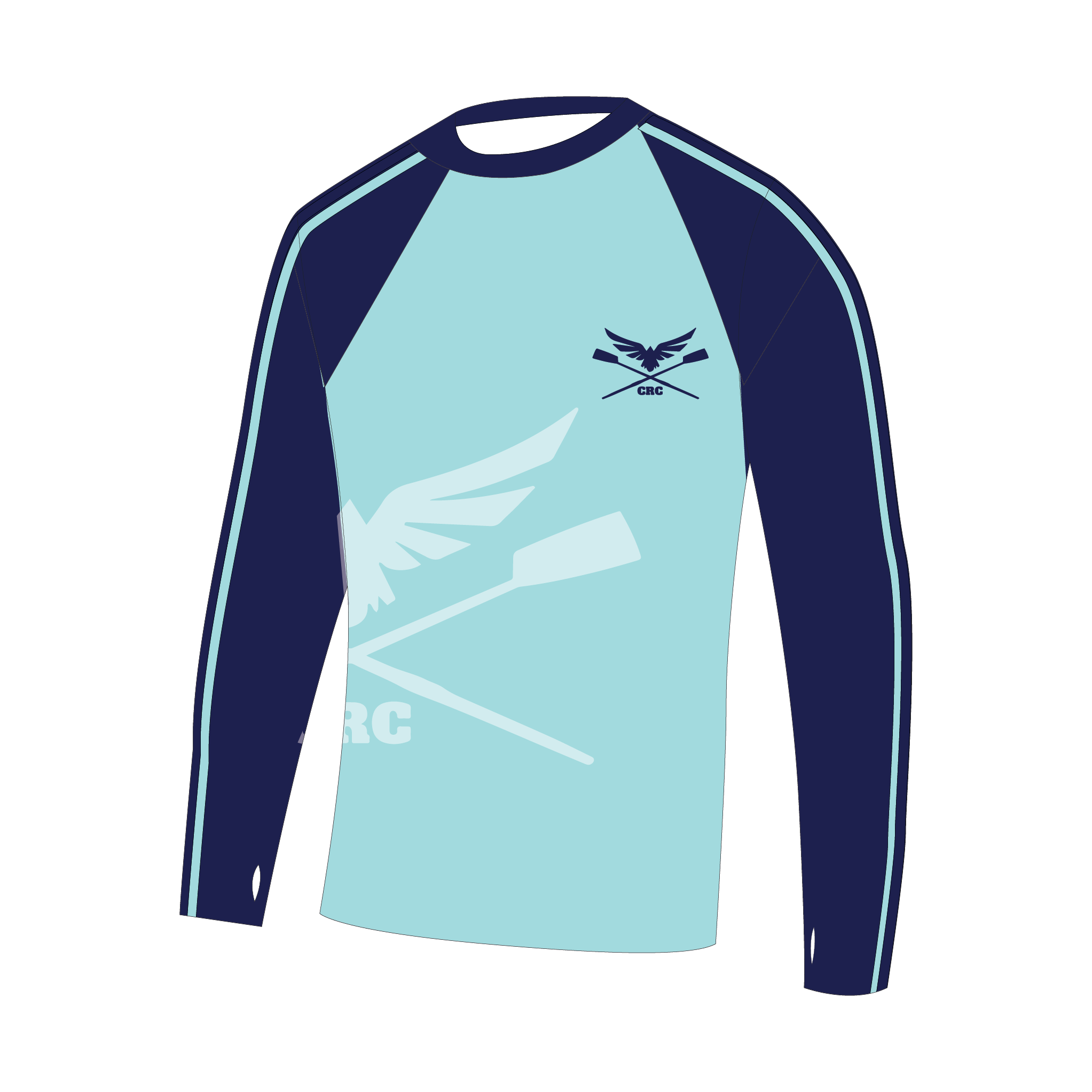 Carrick Rowing Club Bespoke Long Sleeve Gym T-Shirt